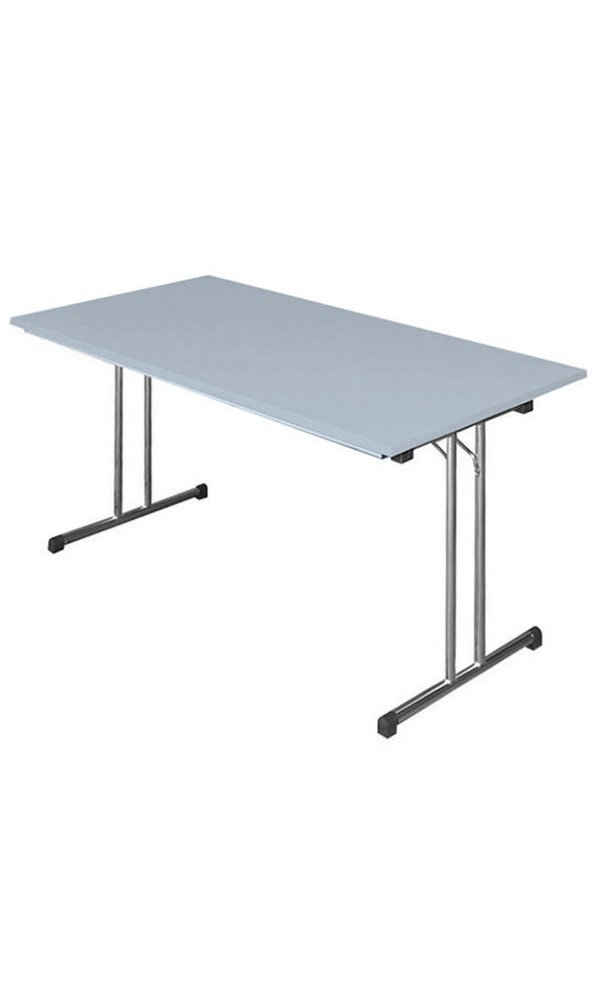 Steelboxx Klapptisch Besprechungstisch Konferenztisch Schreibtisch 180 x 80 cm (Komplett-Set, 1-St), Die Tische werden komplett montiert geliefert.