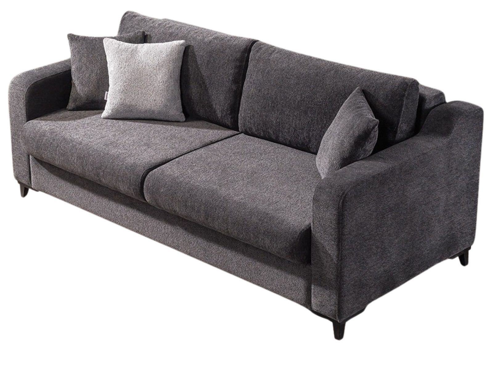 Villa Möbel Sofa Transforma, 3-Sitzer 1 Teile, mit Relax-/Bettfunktion durch auszihbare Sitzfläche