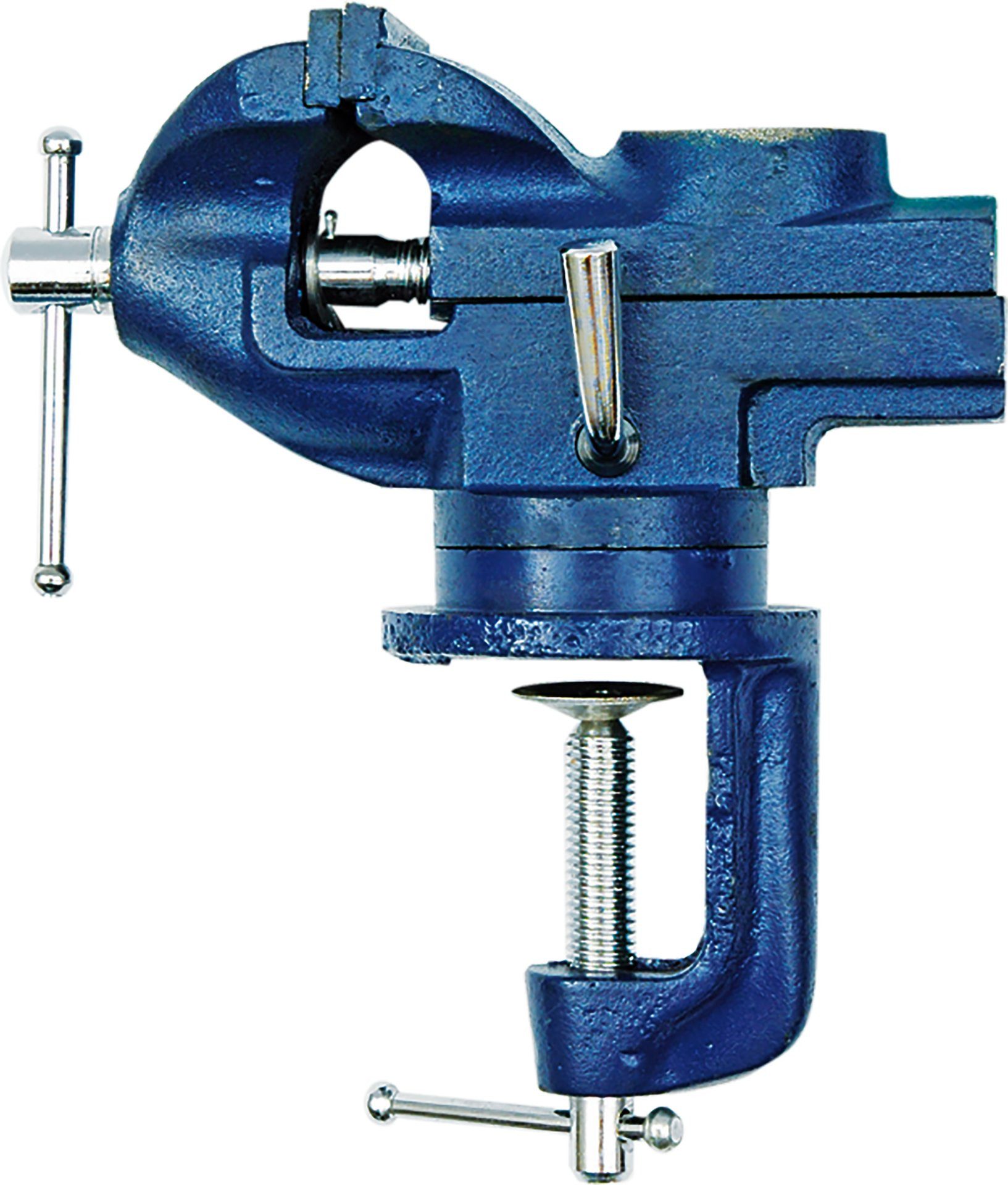 TRIZERATOP Schraubstock Schraubstock 65 mm, drehbar, Werkbankschraubstock, Tischschraubstock