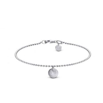 iz-el Armband Plättchen Armkette - das Geschenk für Frauen, 925 Sterling Silber