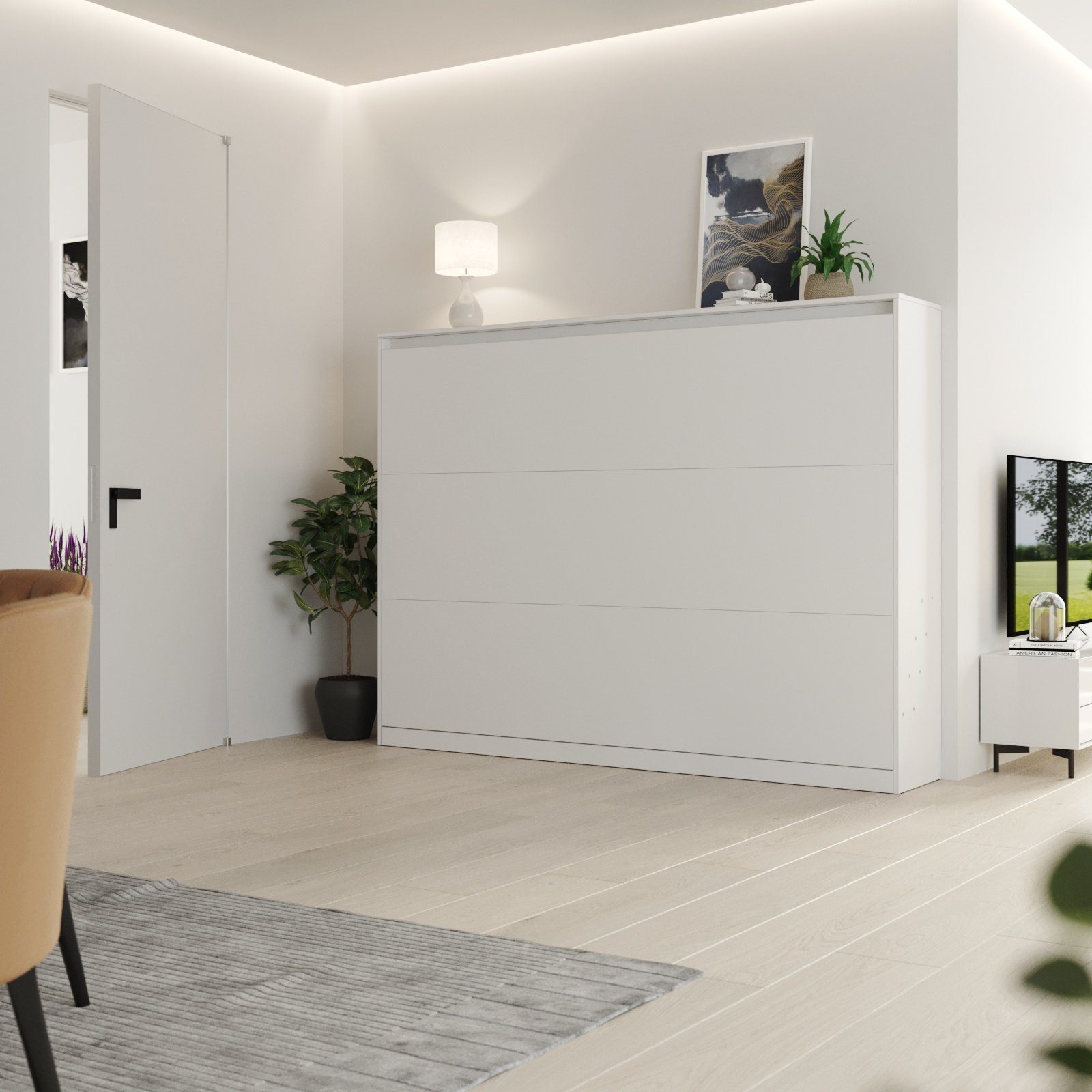 SMARTBett Schrankbett Classico 100/140/160x200 cm Vertikal günstig online kaufen