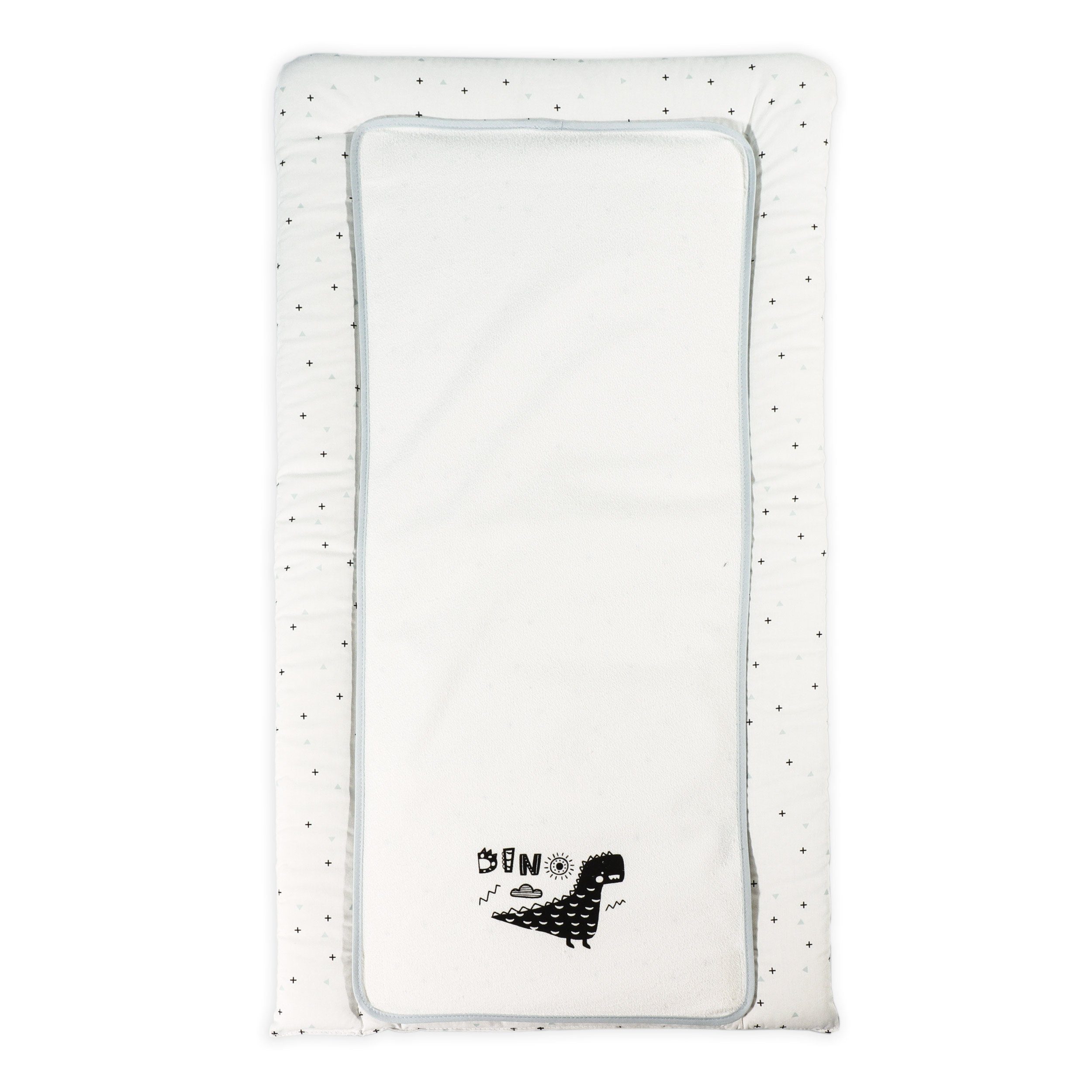 Puckdaddy GmbH Wickelauflage Hedda - Dino 42x76cm für Wickelbrett (1x Wickelauflage)