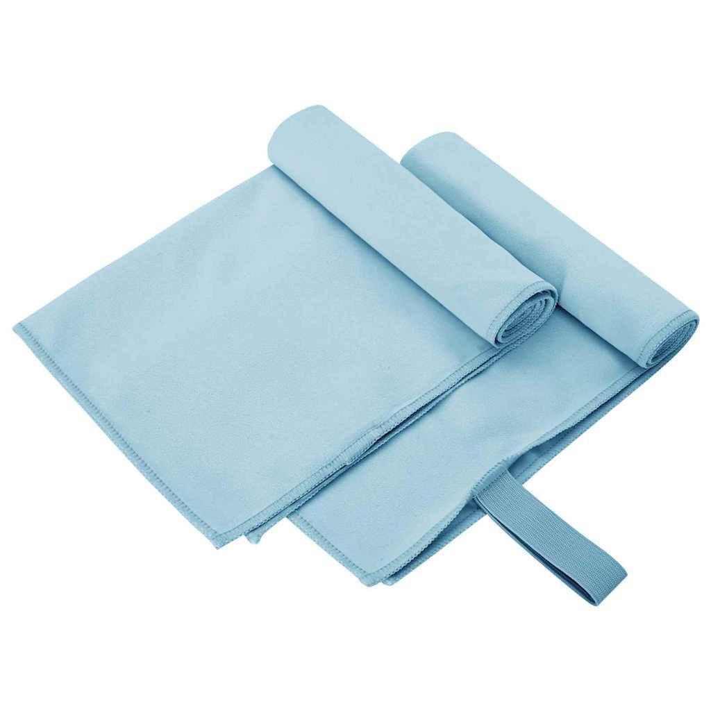 vidaXL Handtuch Sporthandtücher 2 pcs Blau günstig online kaufen