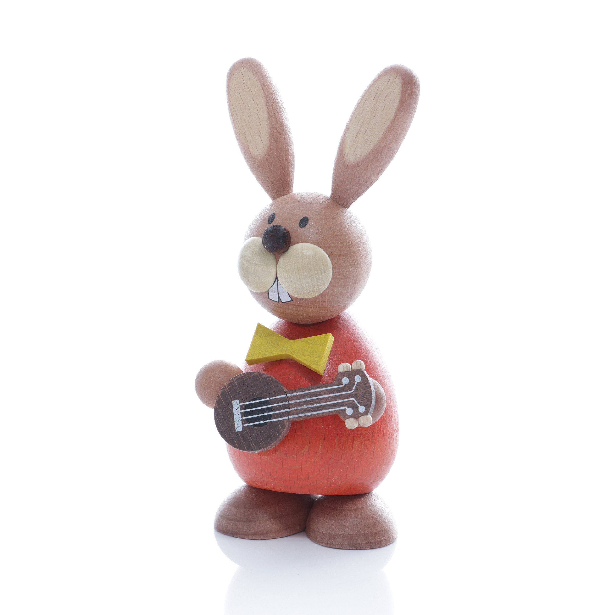 Ullrich Kunsthandwerk Osterhase Osterartikel Osterhase mit Gitarre HxB 12x5,5cm NEU