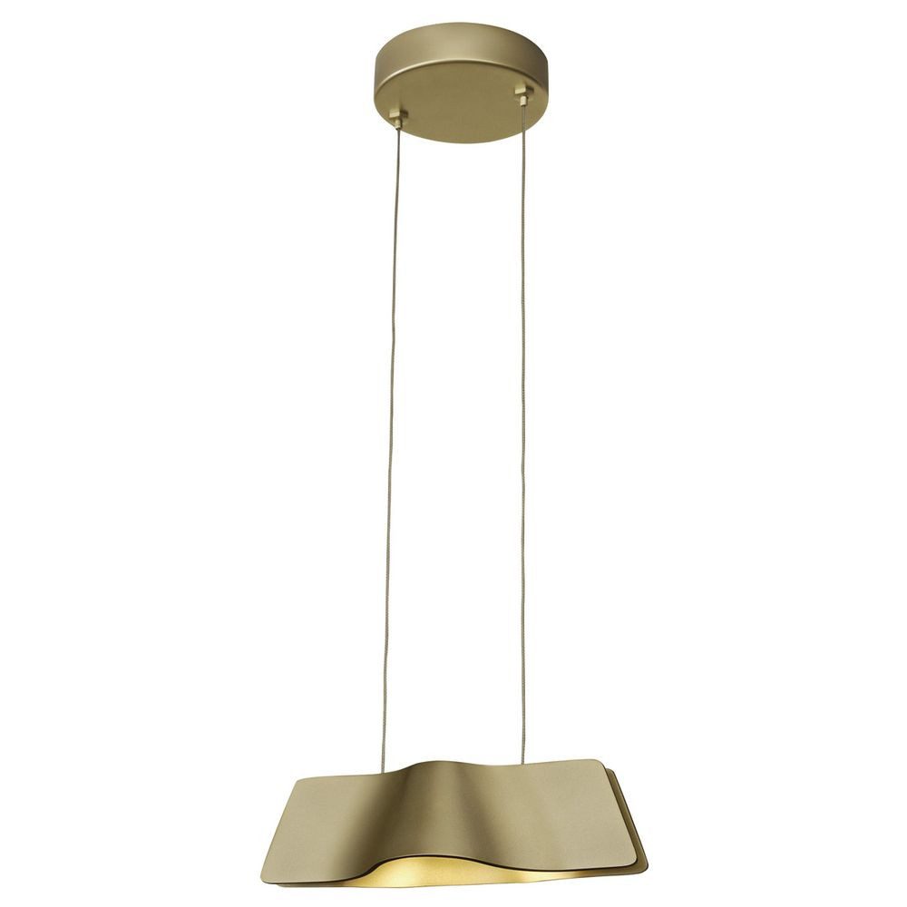 SLV Pendelleuchte Edle LED Pendelleuchte Wave Pendant in messing, LED