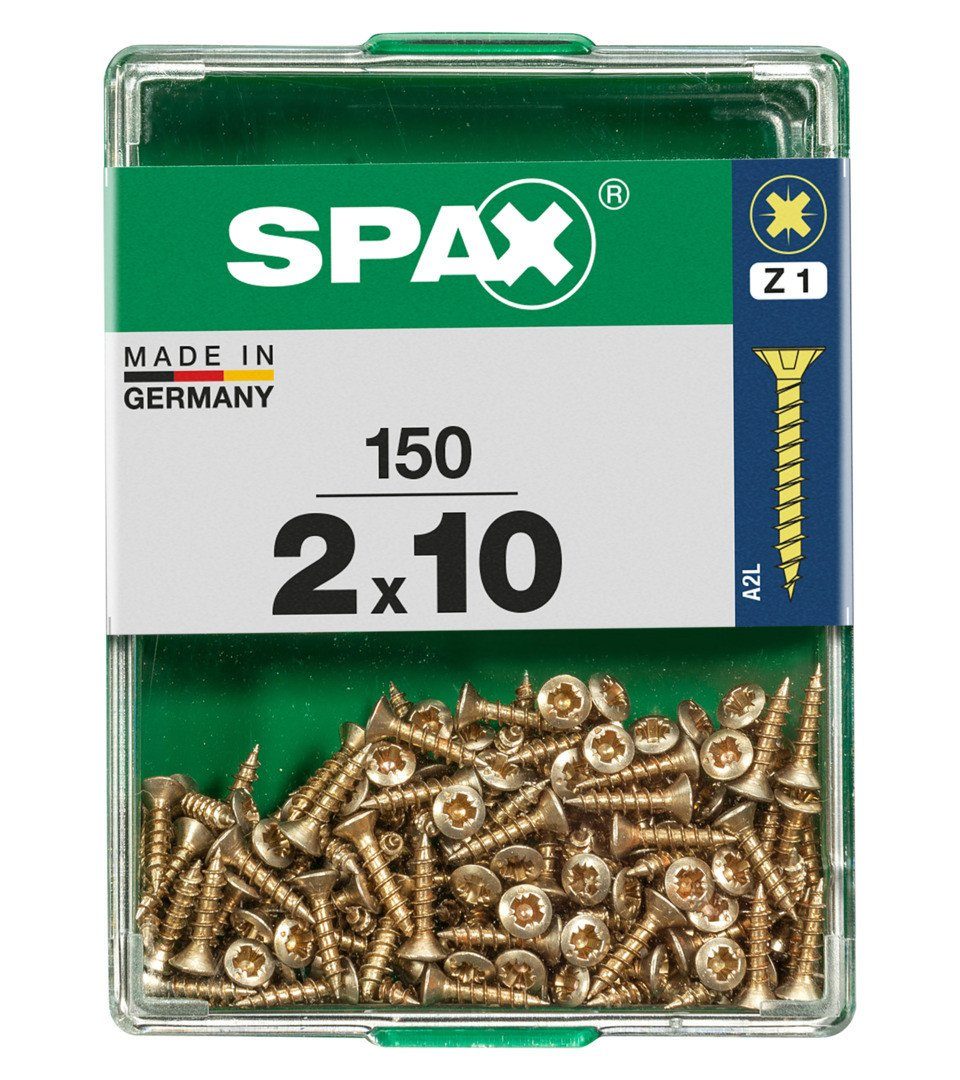 Holzbauschraube Spax Universalschrauben 2.0 x 10 mm PZ 1 - 150