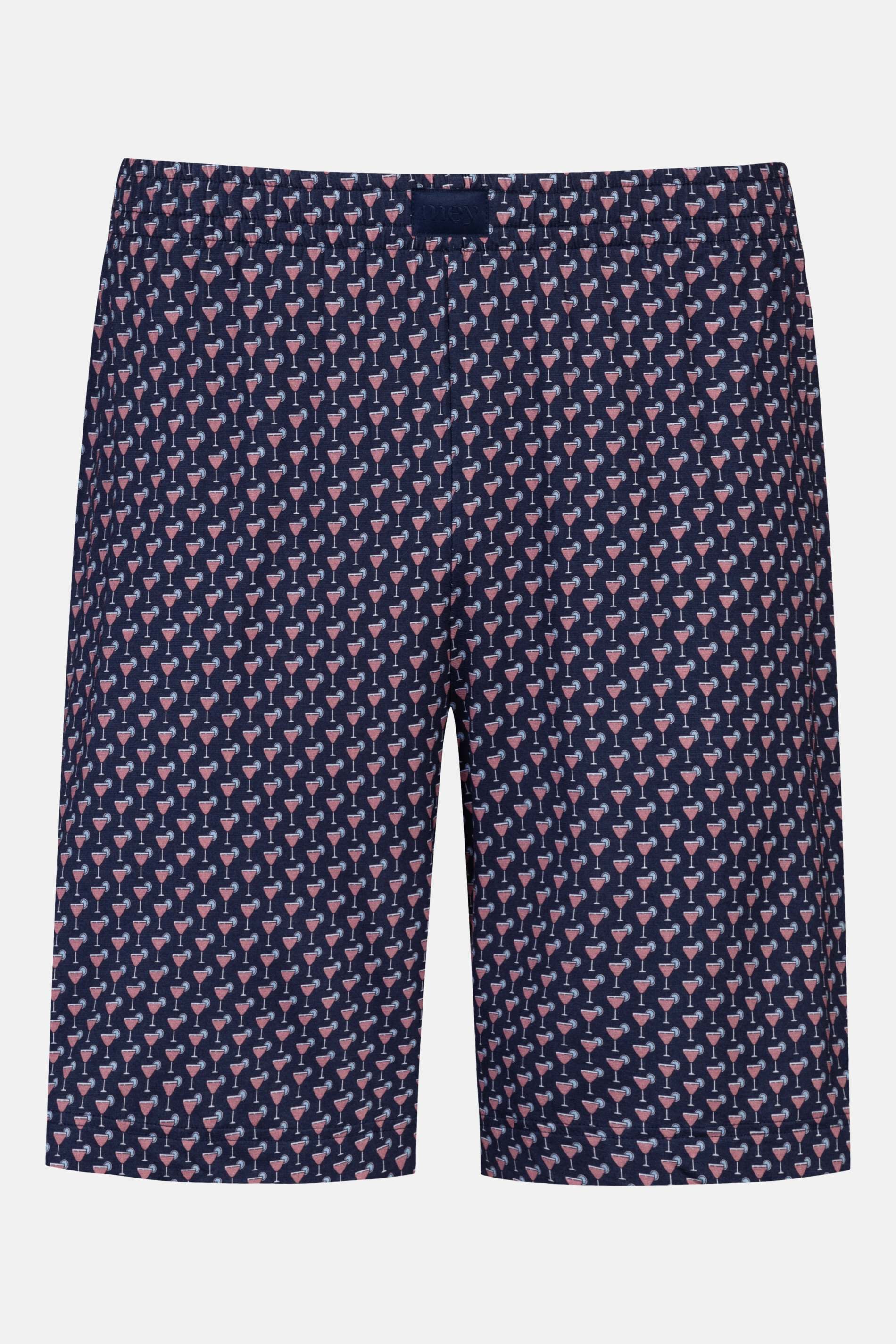 Schlafhose Mey Hose kurz Serie Midnight Drink mit Print