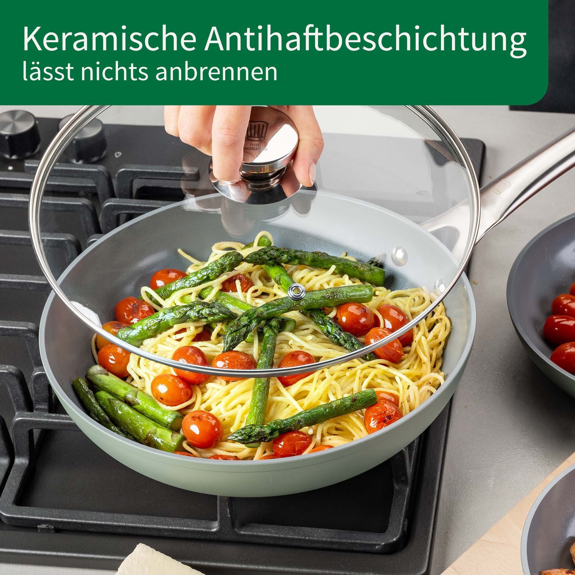 Chefkoch trifft Fackelmann Bratpfanne Keramikbratpfanne, Antihaft-Pfanne, Öko-Pfanne – Bild 4 von 5