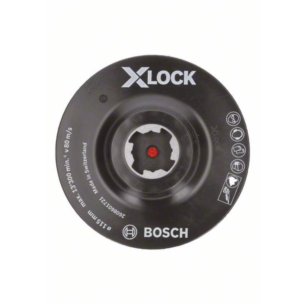 BOSCH Winkelschleifer Ø 115 mm X-LOCK Stützteller Klettverschluss