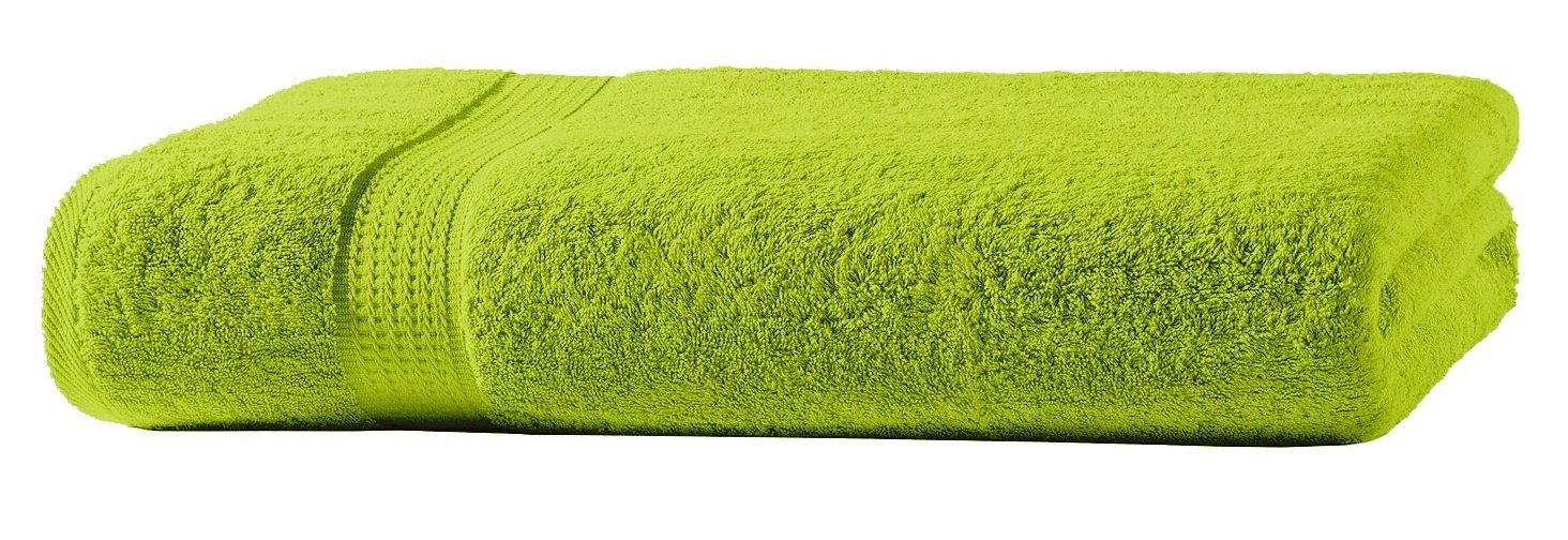 Home Royal, Bordüre, Duschtuch saugfähig mit Frottee grün (1-St), One