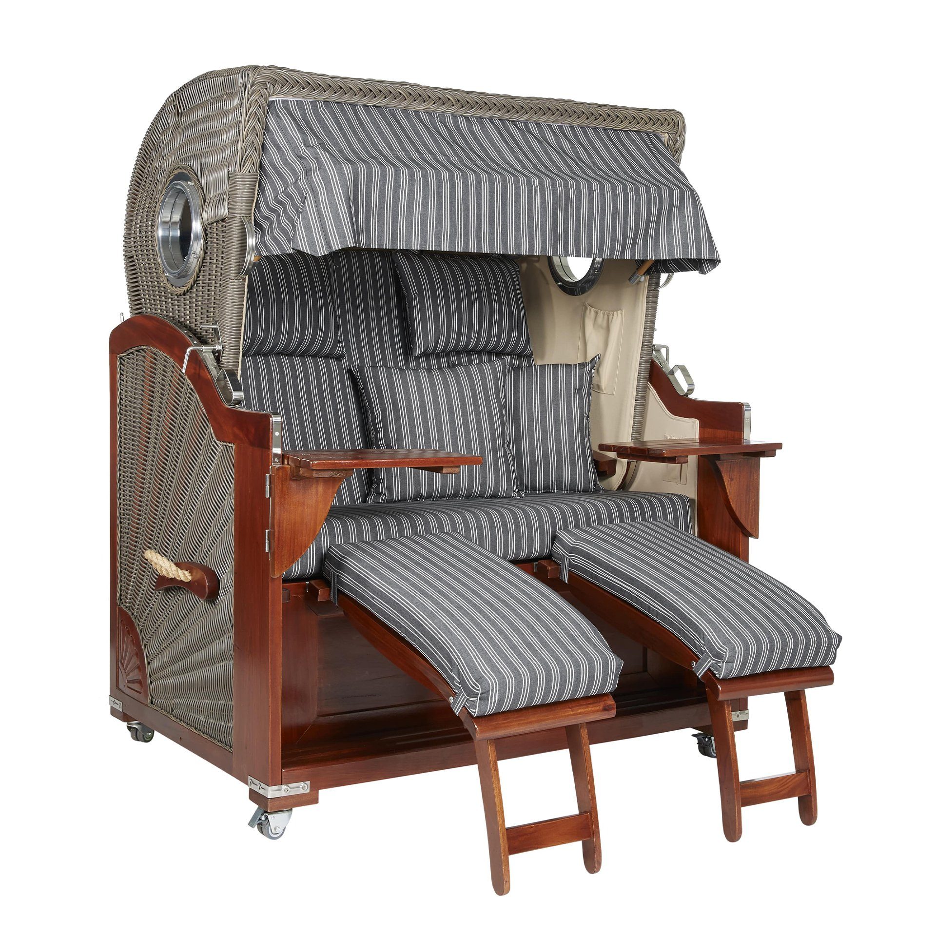 WebaVita Strandkorb Webavita Strandkorb Romy Vollholz günstig online kaufen