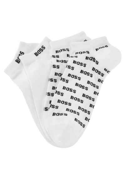 BOSS Socken 2P AS Allover CC 10244554 01 (Set, 2-Paar) mit Logodetails