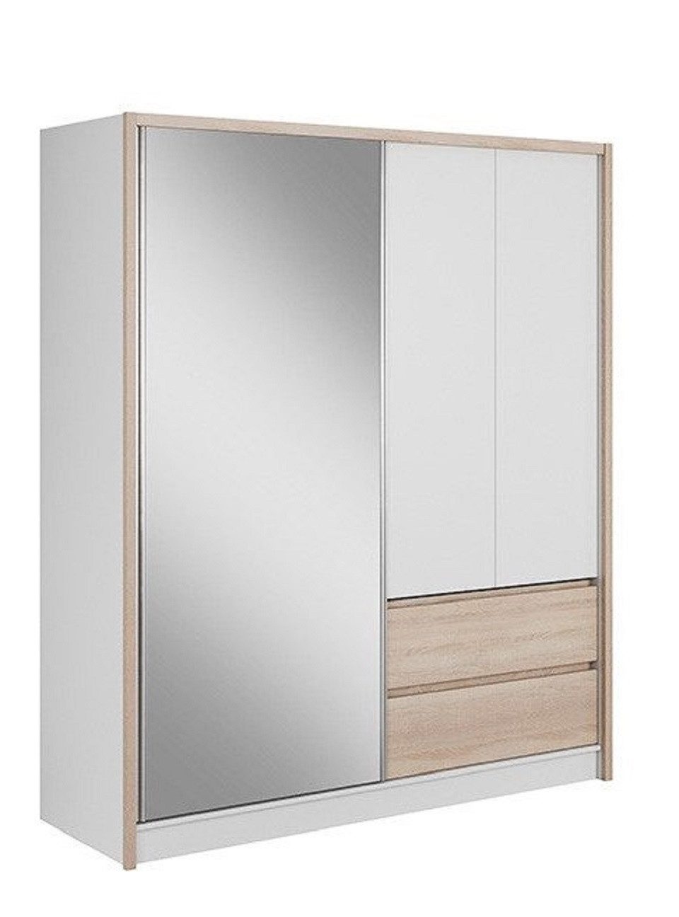 Drehtürenschrank Neu 180cm multifunktionale Regal-Schrank-Kombination für Garderobe