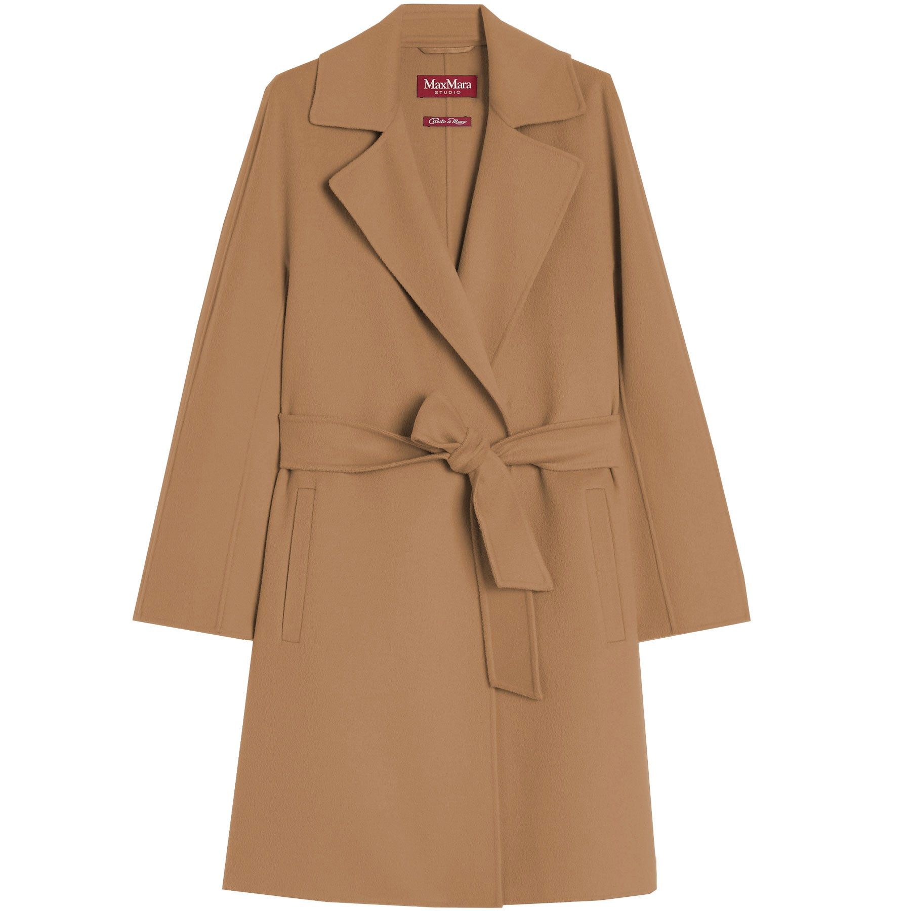 MAX MARA STUDIO Wollmantel MAX MARA STUDIO Wollmantel AJACCIO mit Kaschmir - Braun