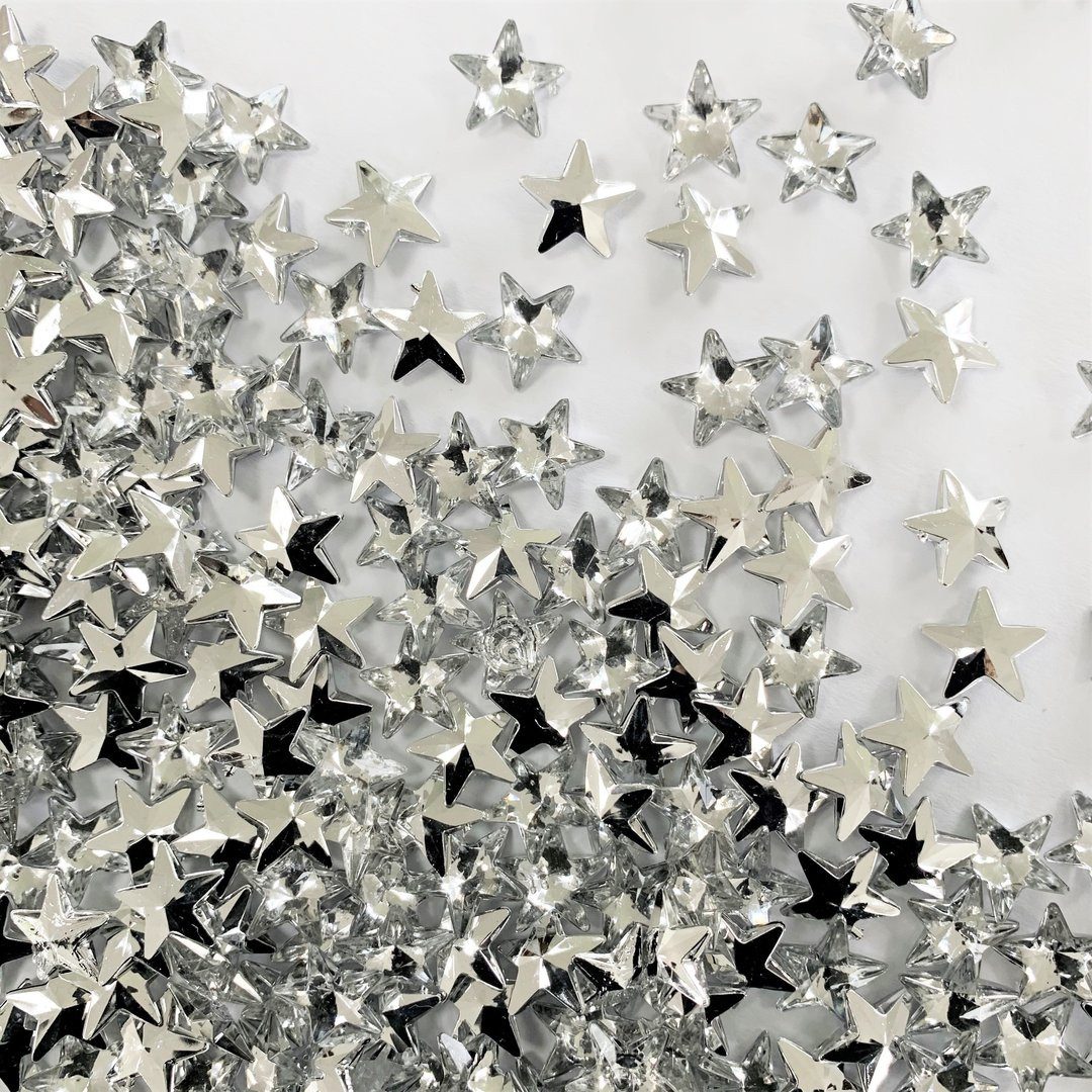 Eurosand Streudeko Deco SPIEGELSTERNE, Kunststoff, 15mm. 100ml.
