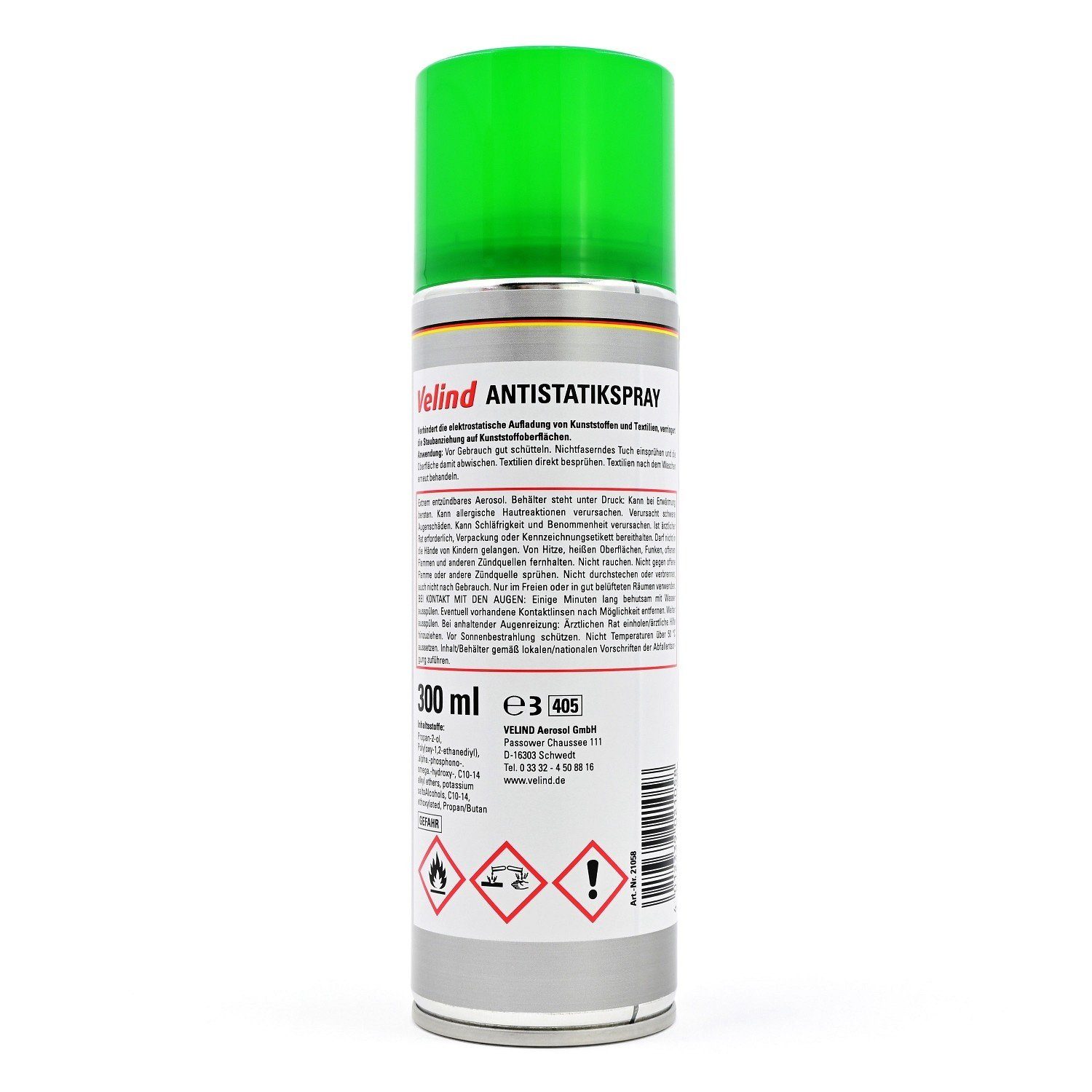 VELIND Aerosol GmbH Velind Antistatik Spray 300 ml Reinigungsspray (1-St)