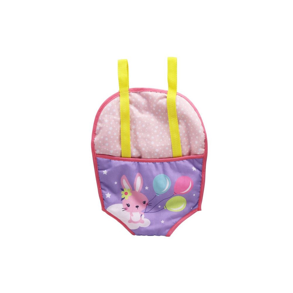 Babypuppe Besttoy - Babytrage - Hase