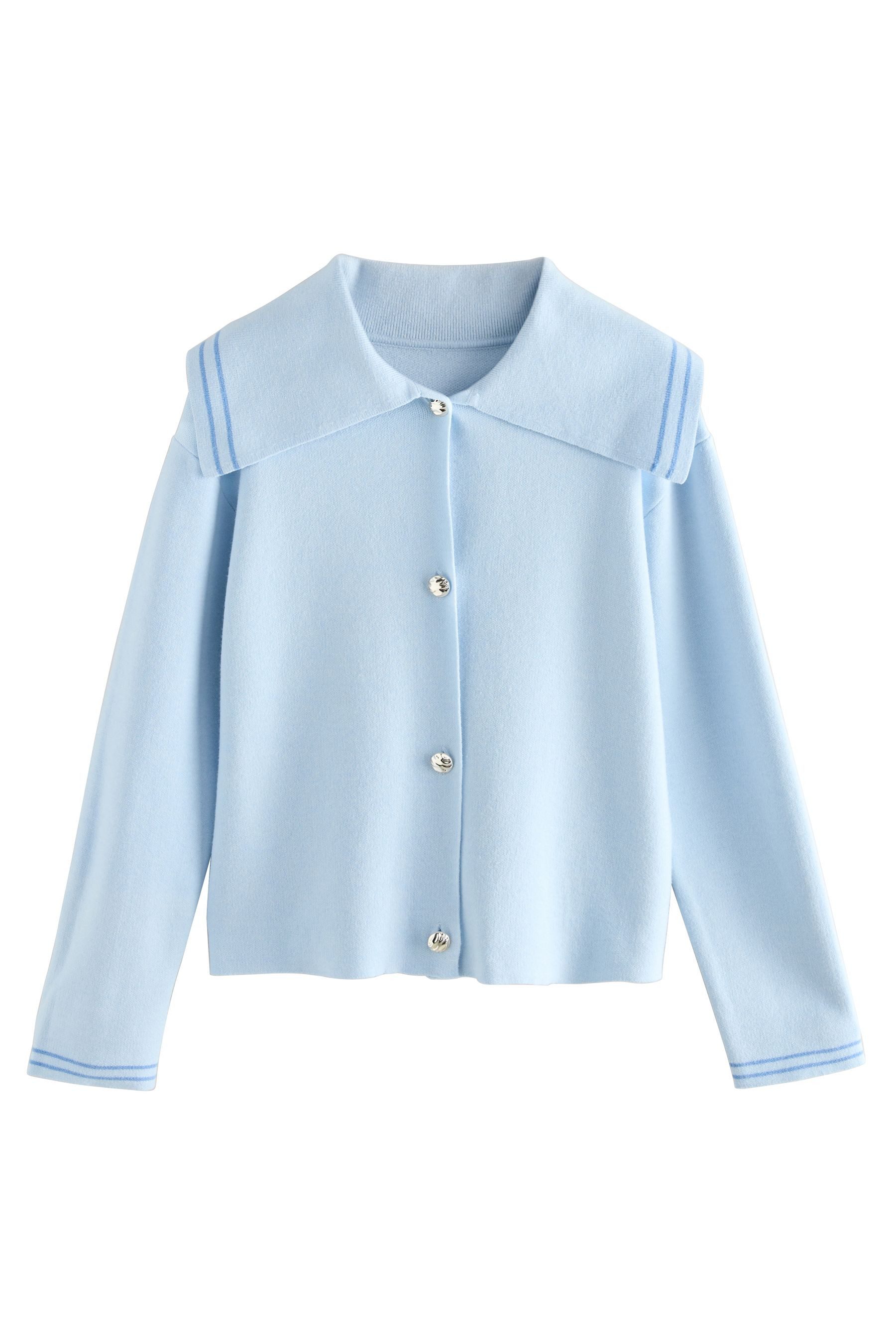 Next Cardigan Strickjacke mit Matrosenkragen (1-tlg)