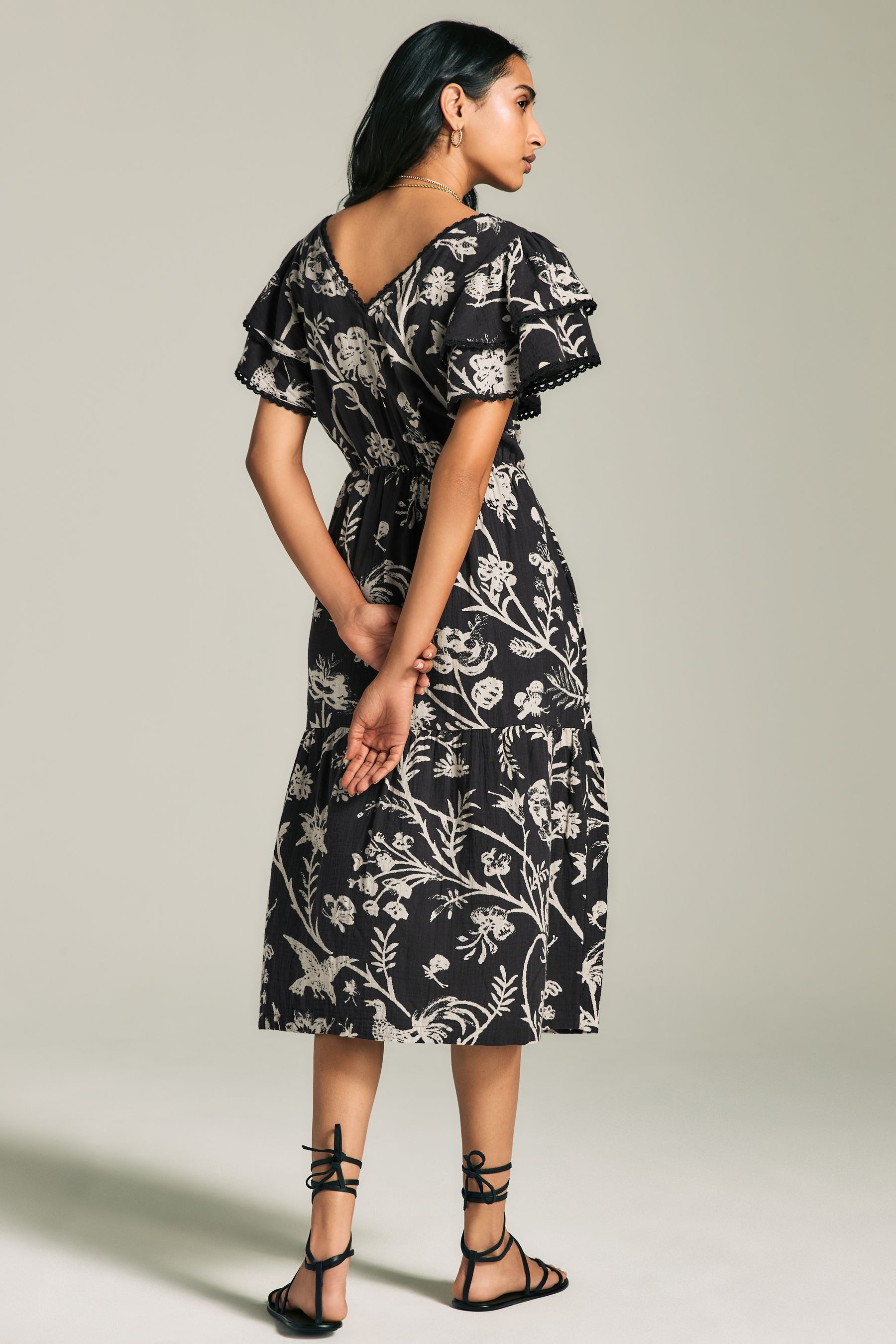 LAURA ASHLEY Spitzenkleid Laura Ashley Kleid günstig online kaufen