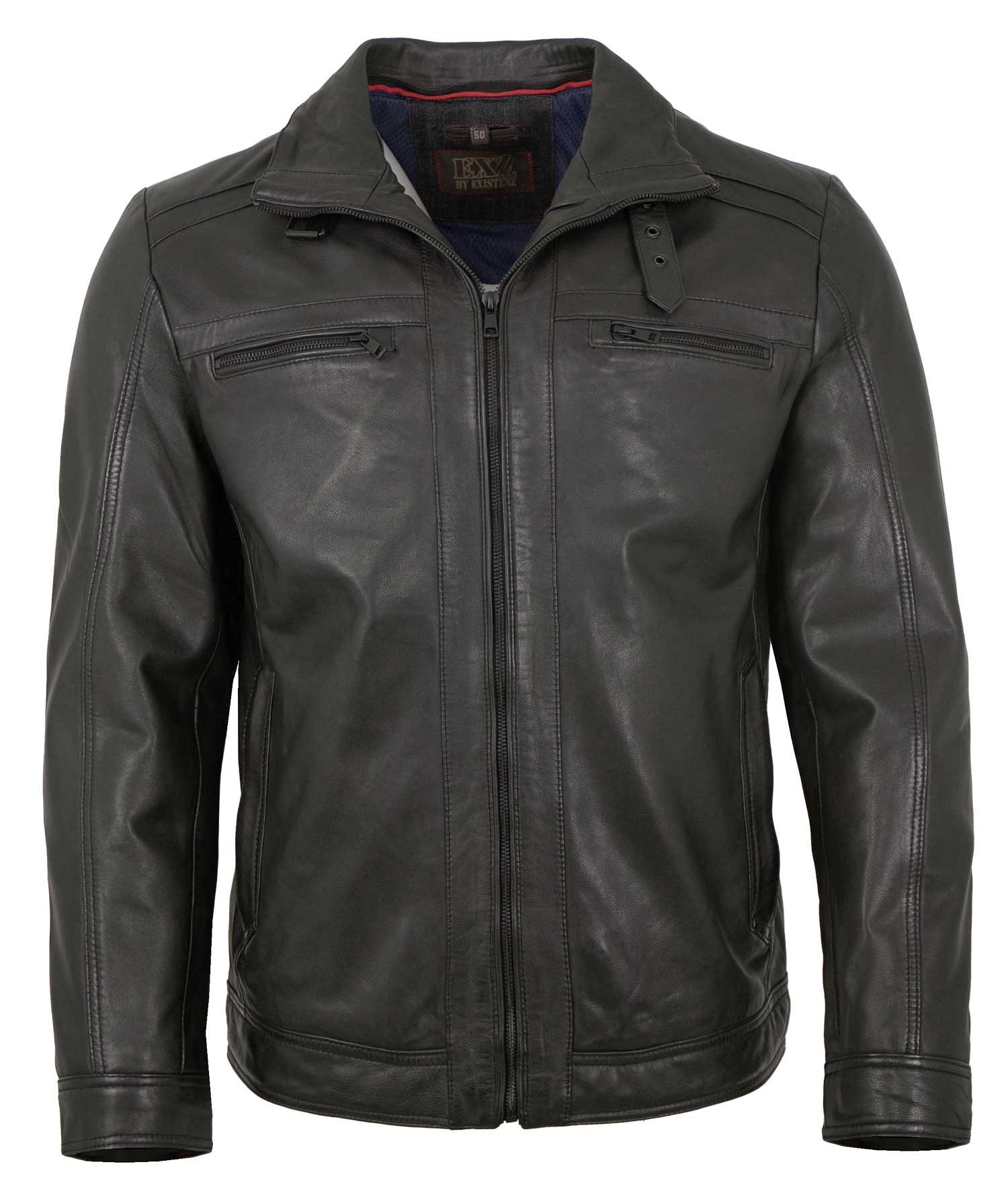 EXZ by Existenz Lederjacke Waldum Existenz günstig online kaufen