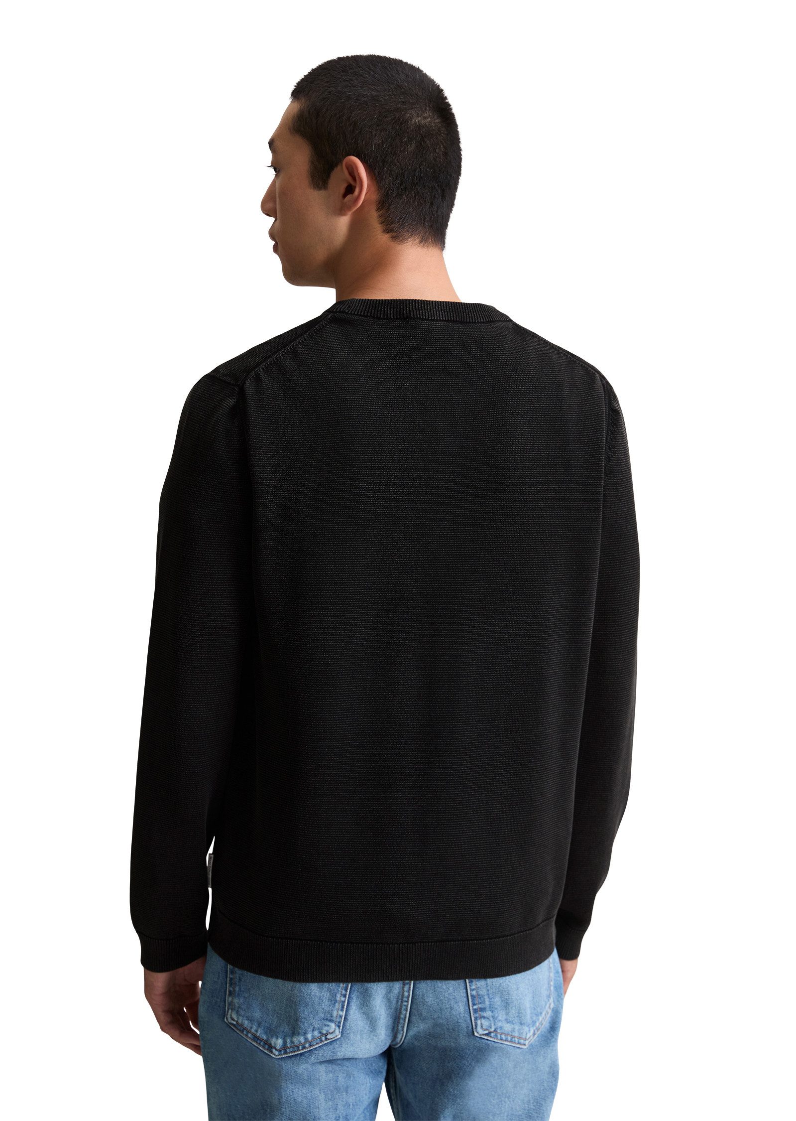 Marc O'Polo DENIM Strickpullover regular fit, Rundhals, sanfte Struktur günstig online kaufen