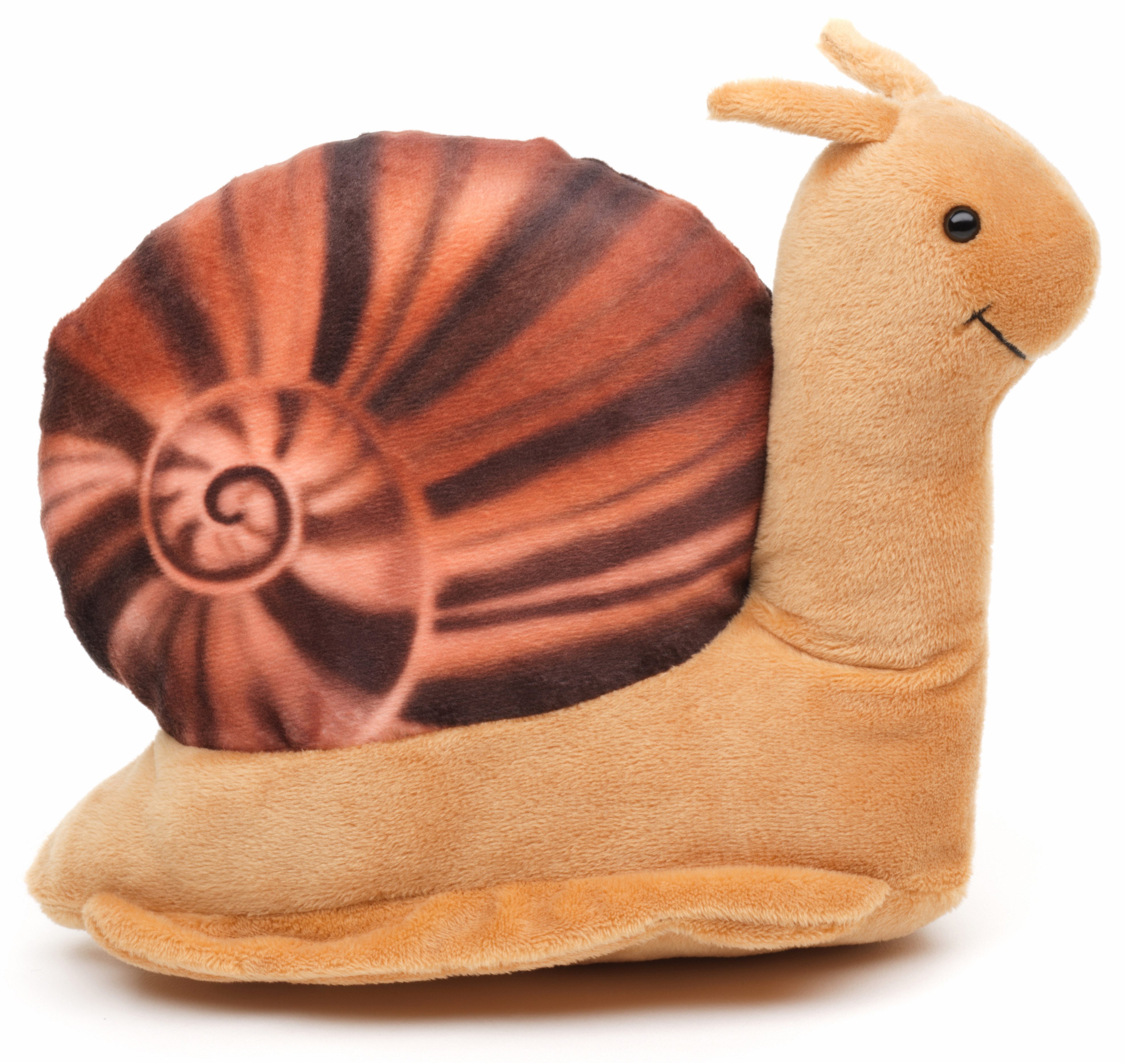 Uni-Toys Kuscheltier Große Achatschnecke - 22 cm (Länge) - Plüsch-Schnecke - Plüschtier, Uni-Toys Eco-Line - zu 100 % aus recyceltem Plüsch gefertigt