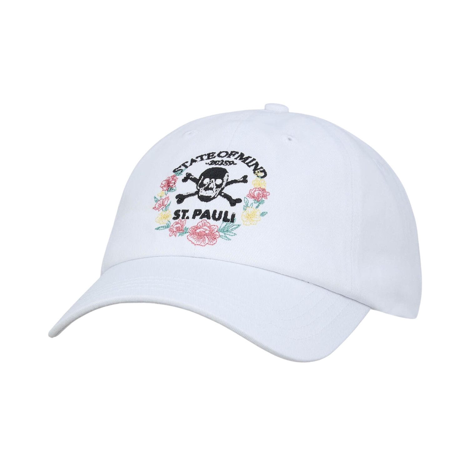 Baseball Cap FC St. Pauli - Kappe "TK Floral" - Weiß