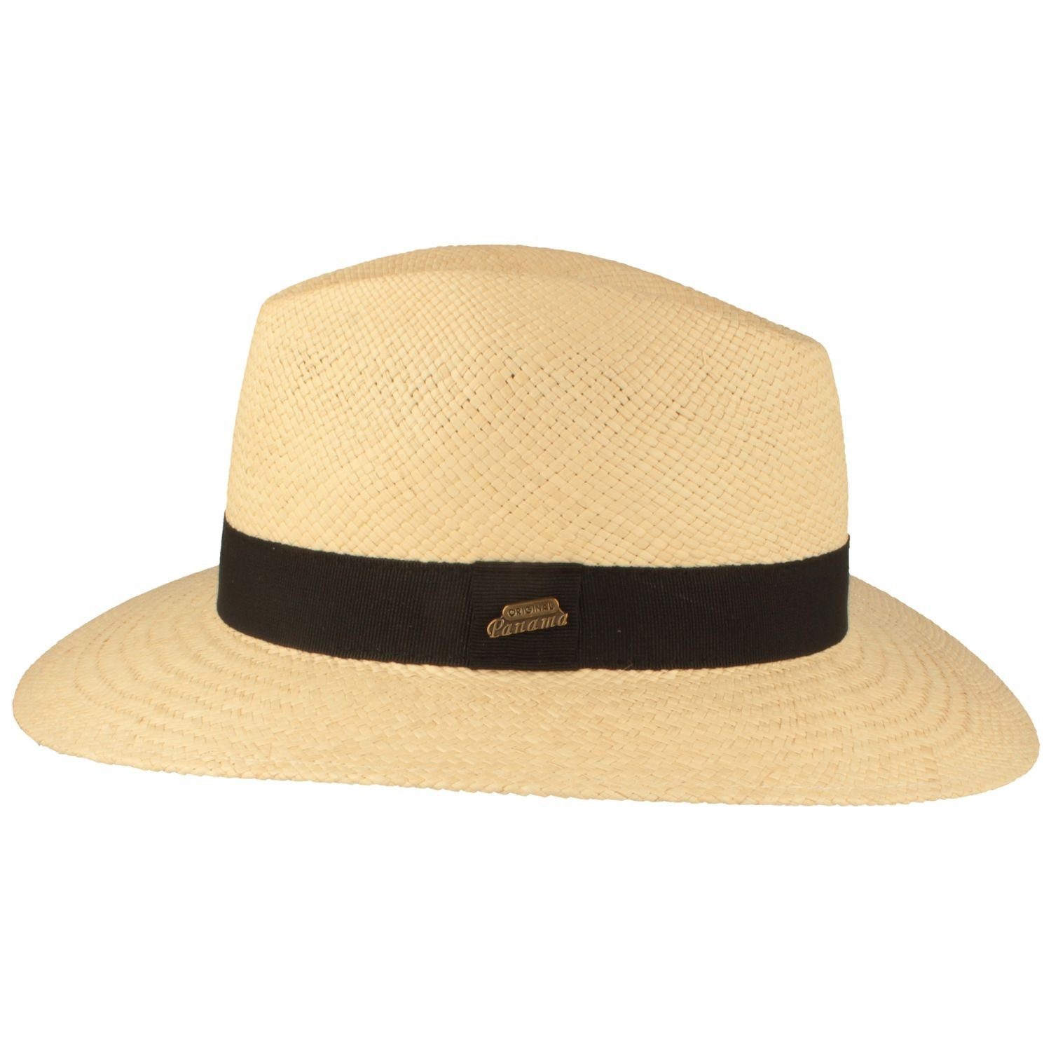 Breiter Strohhut Eleganter original Panama Hut günstig online kaufen