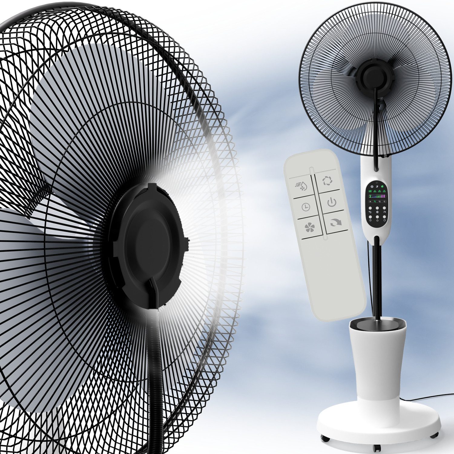 aktimeo Standventilator Ventilator mit sanfter Luftbefeuchtung, günstig online kaufen
