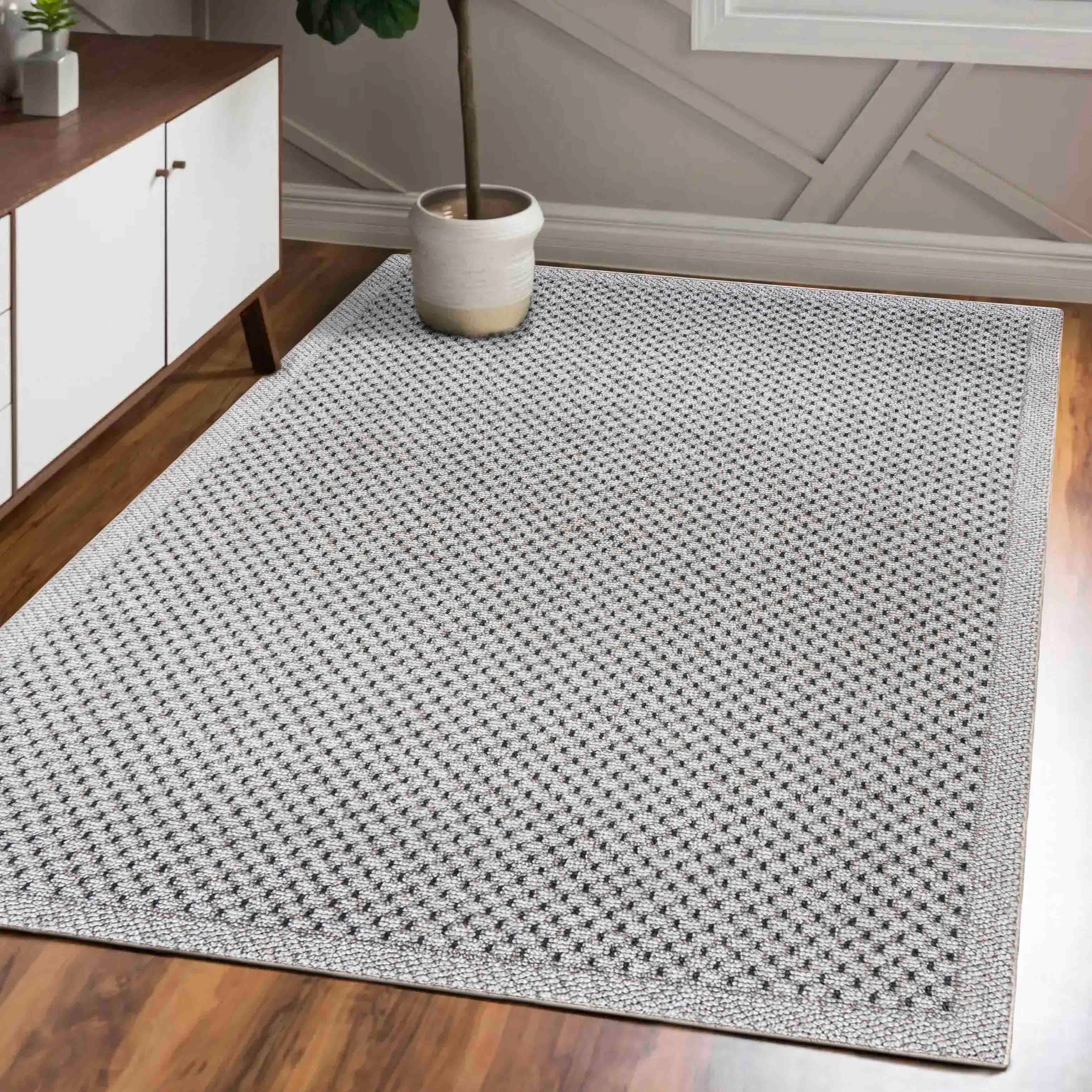 Mazovia Designteppich Modern Weich Minimalist Teppich für Wohnzimmer - Neutralfarben Teppich, 120 x 170 cm, Fußbodenheizung