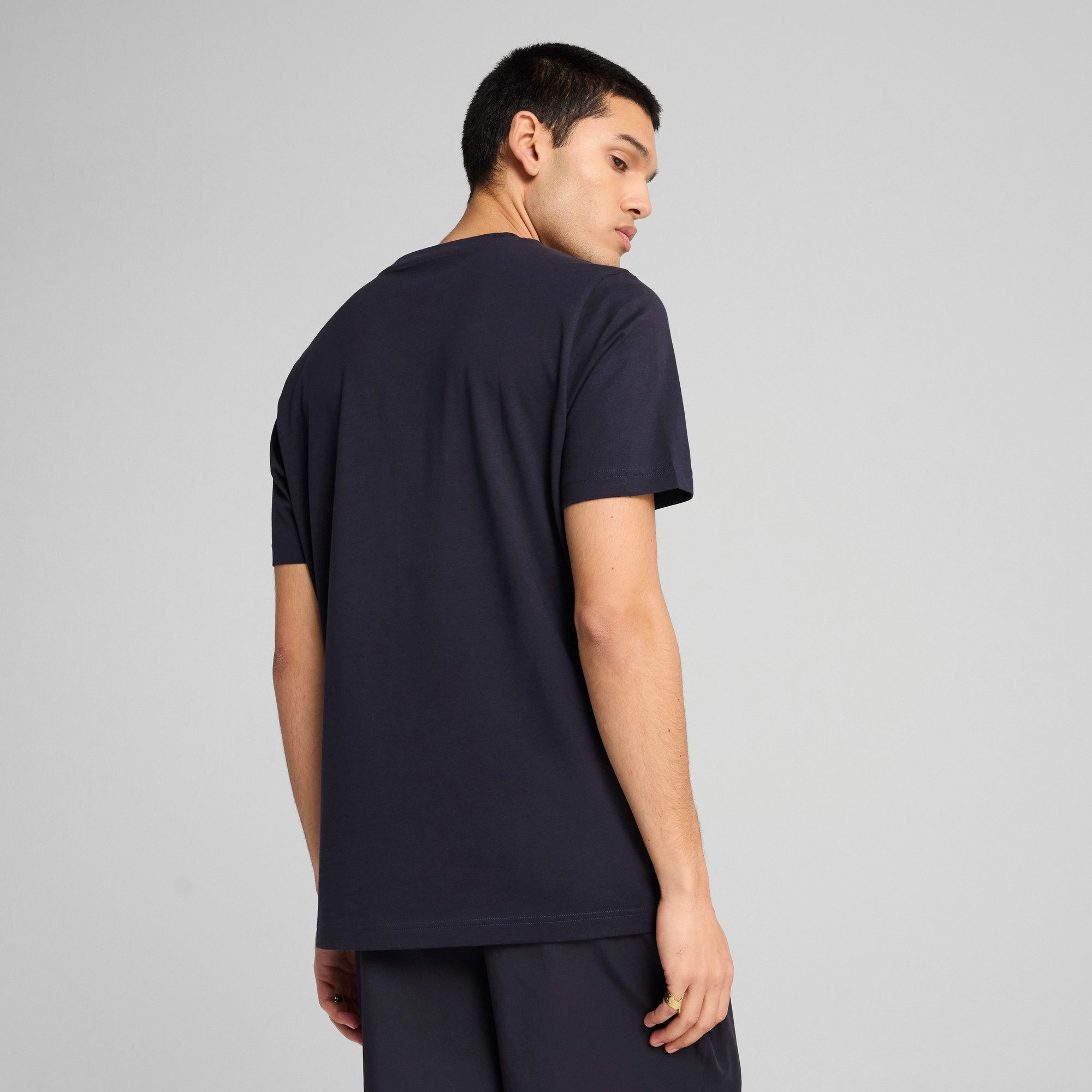 PUMA T-Shirt ESS NO 1 LOGO TEE sportlicher Stil, Kurzarm, Rundhalsausschnitt