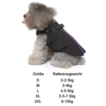 Henreal Hundepullover Hundemantel Hundejacke Warme Version mit Reißverschluss