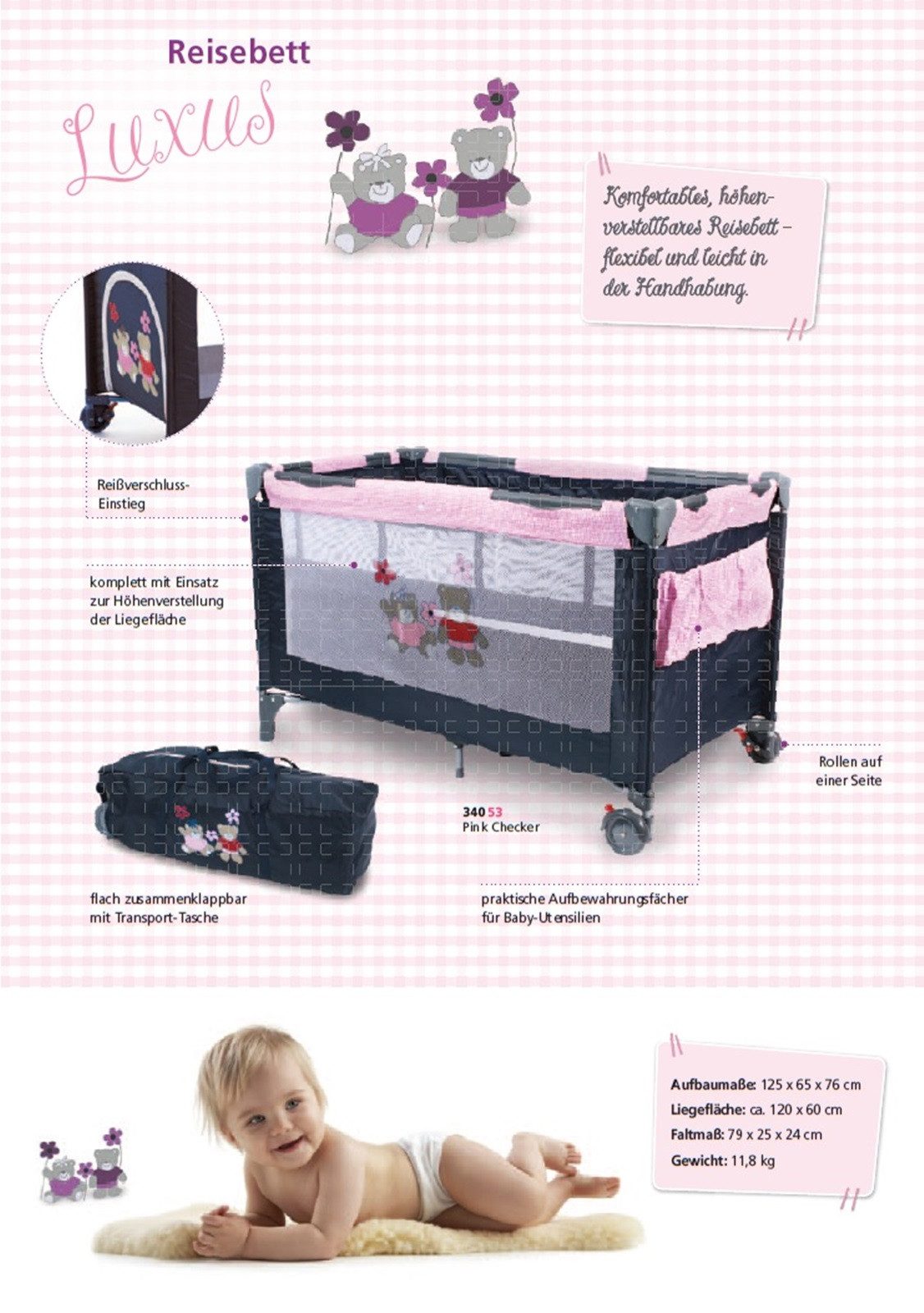 CHIC4BABY Baby-Reisebett