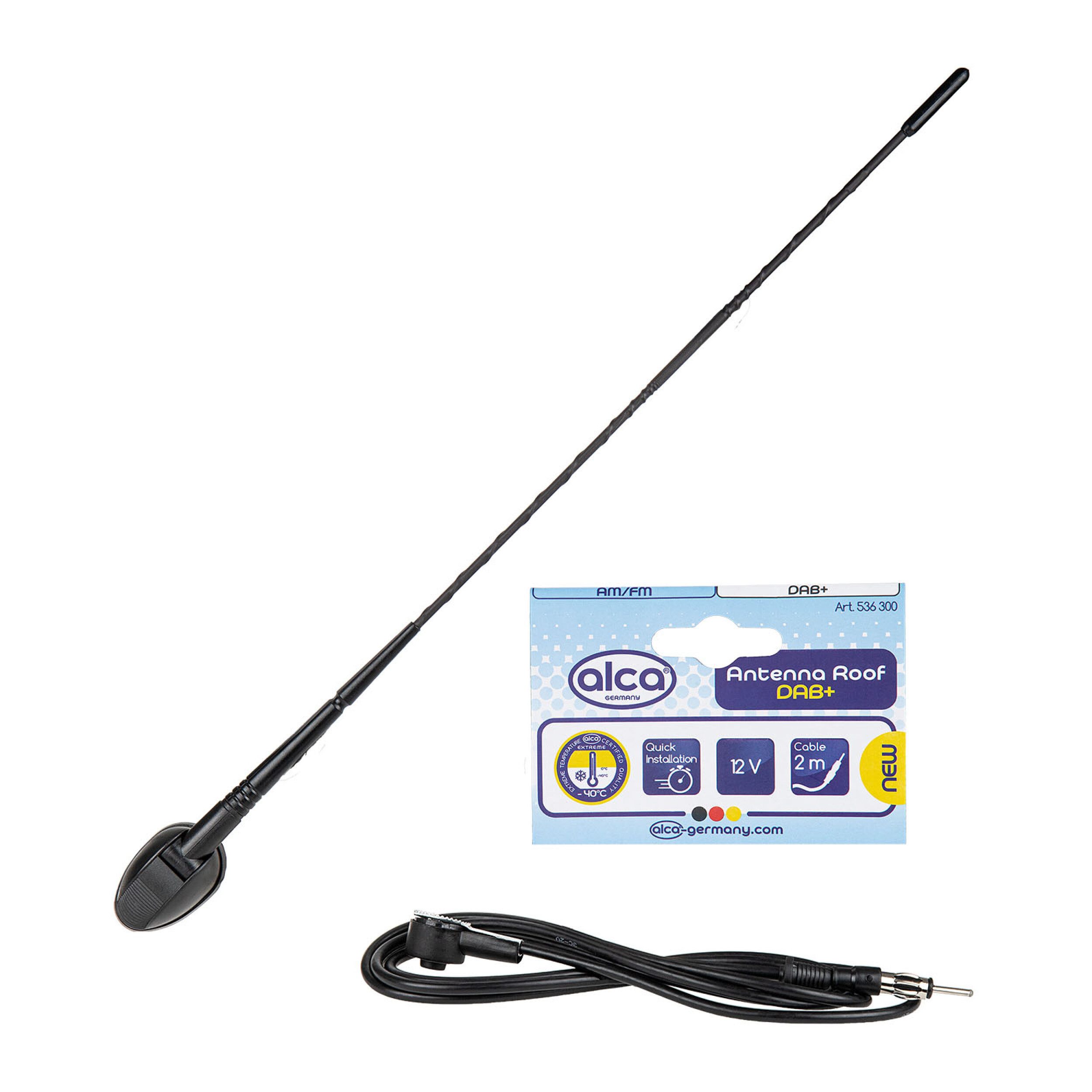 alca Antenne (DAB+ AM/FM) Autoradio-Ersatzantennenstab