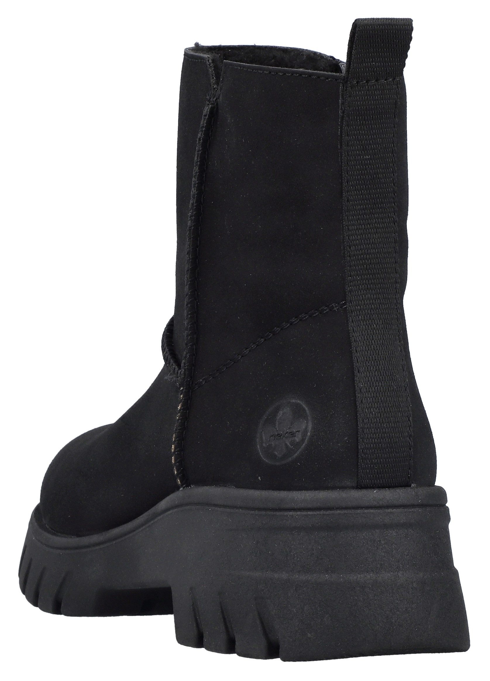 Rieker Winterboots Plateauboots, Stiefelette, Profilsohle, mit Warmfutter