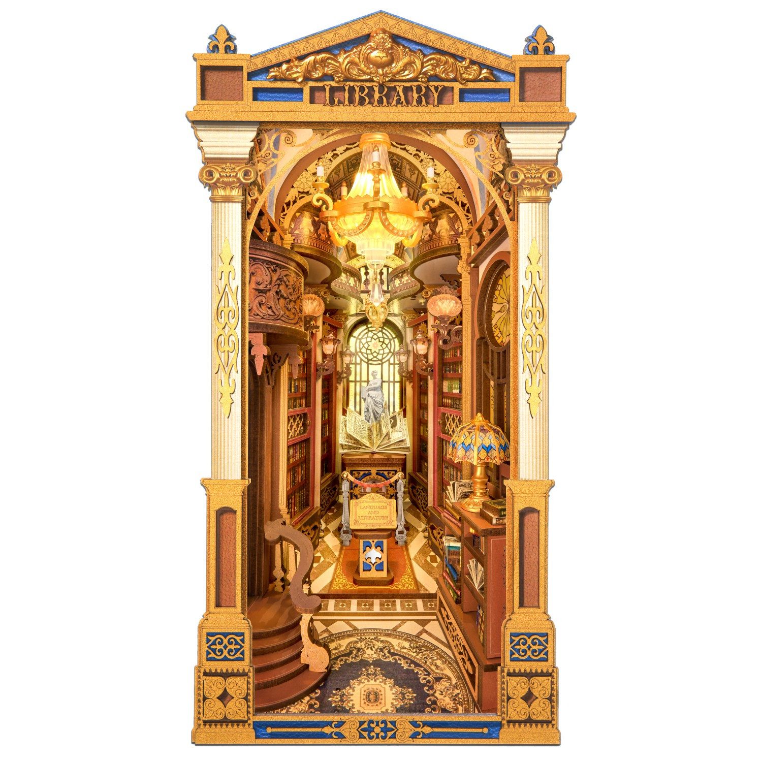 ROLIFE 3D-Puzzle Book Nook "Bibliothek der Wunder", Puzzleteile