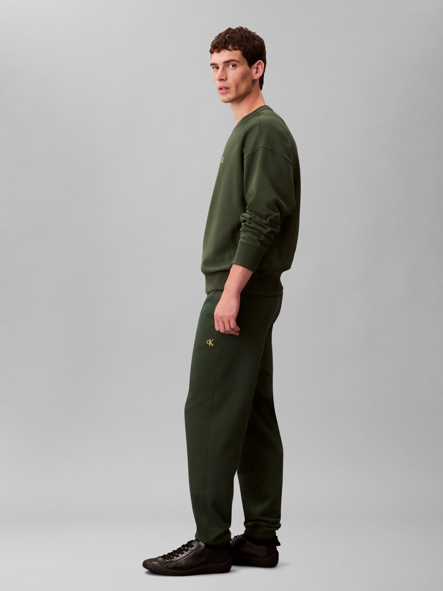 Calvin Klein Jeans Sweathose EU 350TERRY MONOGRAM JOGGER regular fit
