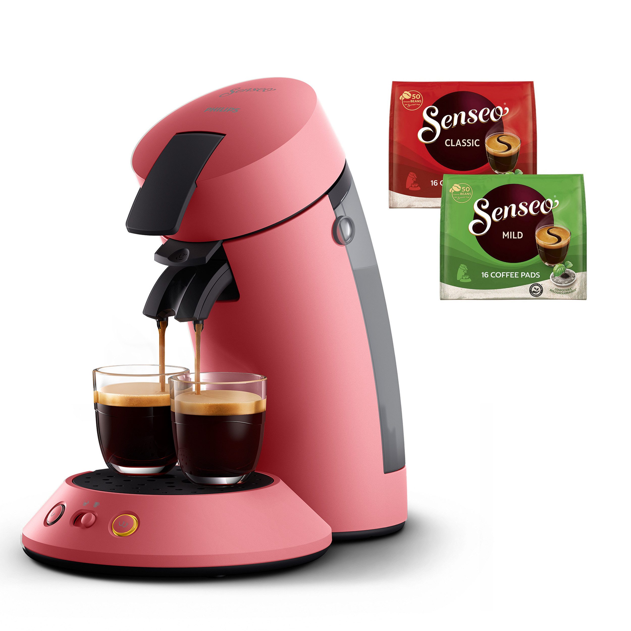 Kaffeepadmaschine Original Plus CSA210/35, mit zwei Kaffee-Einstellungen
