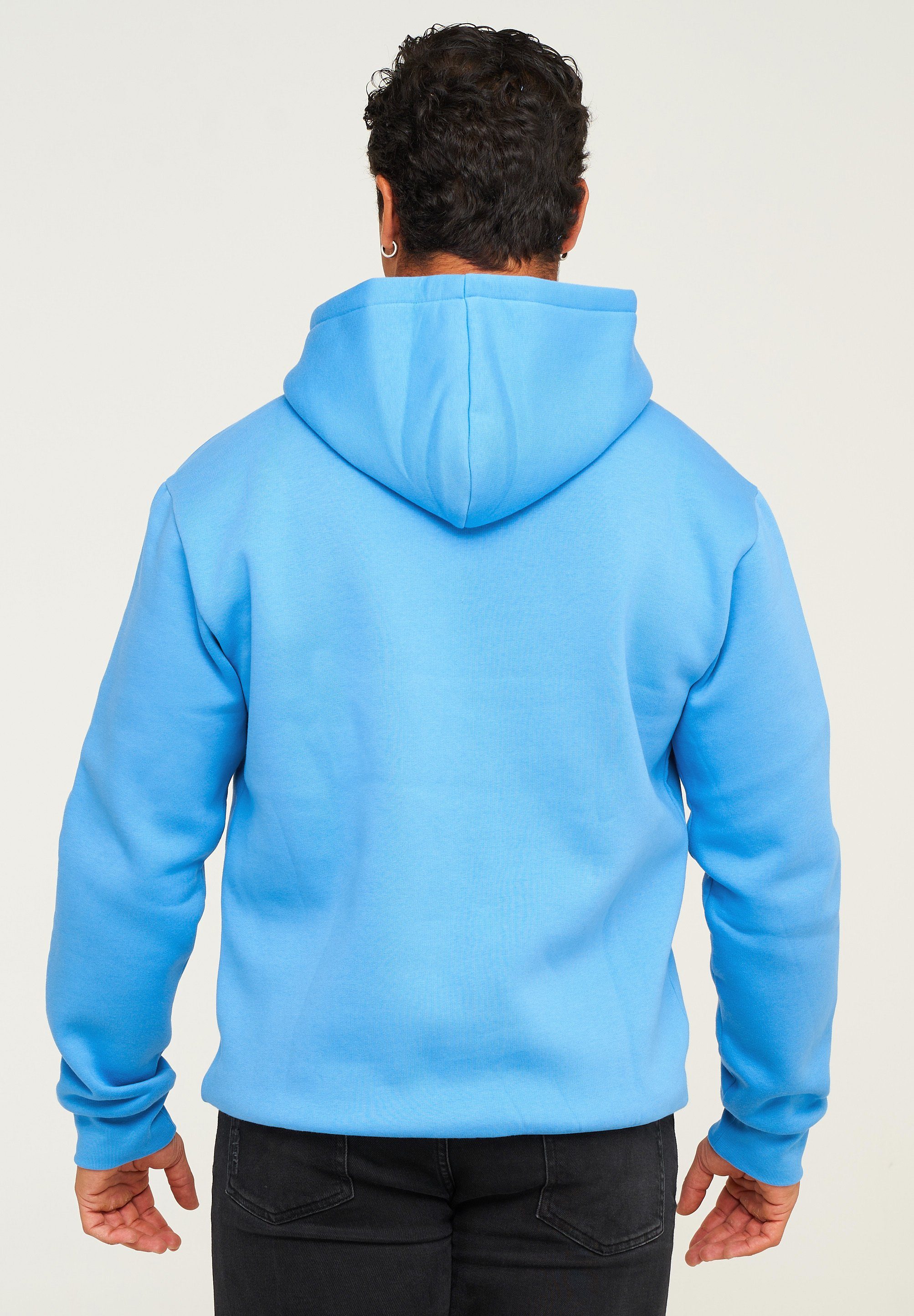 behype Hoodie BHHOBART Herren Basic Oversized Hoodie Raglan Kapuzenpullover Sweater