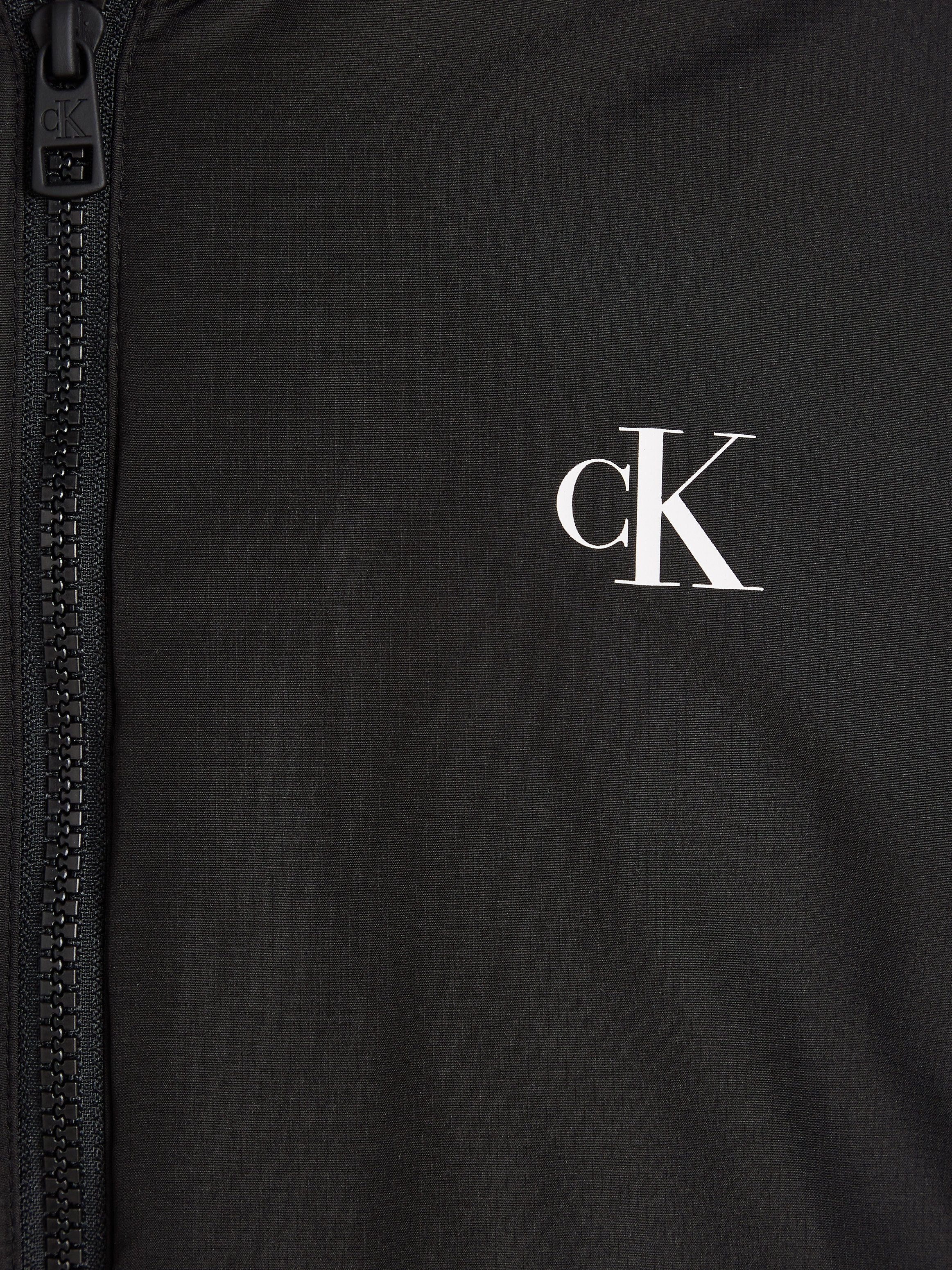 Klein HARRINGTON Ck Black PADDED Jeans Blouson Calvin