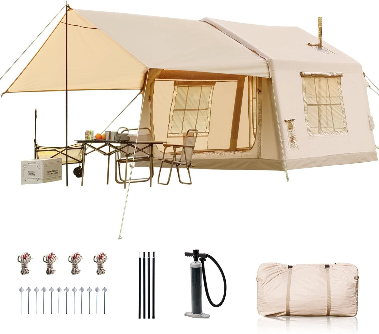 Meulbaty aufblasbares Zelt Air Glamping Zelte, günstig online kaufen