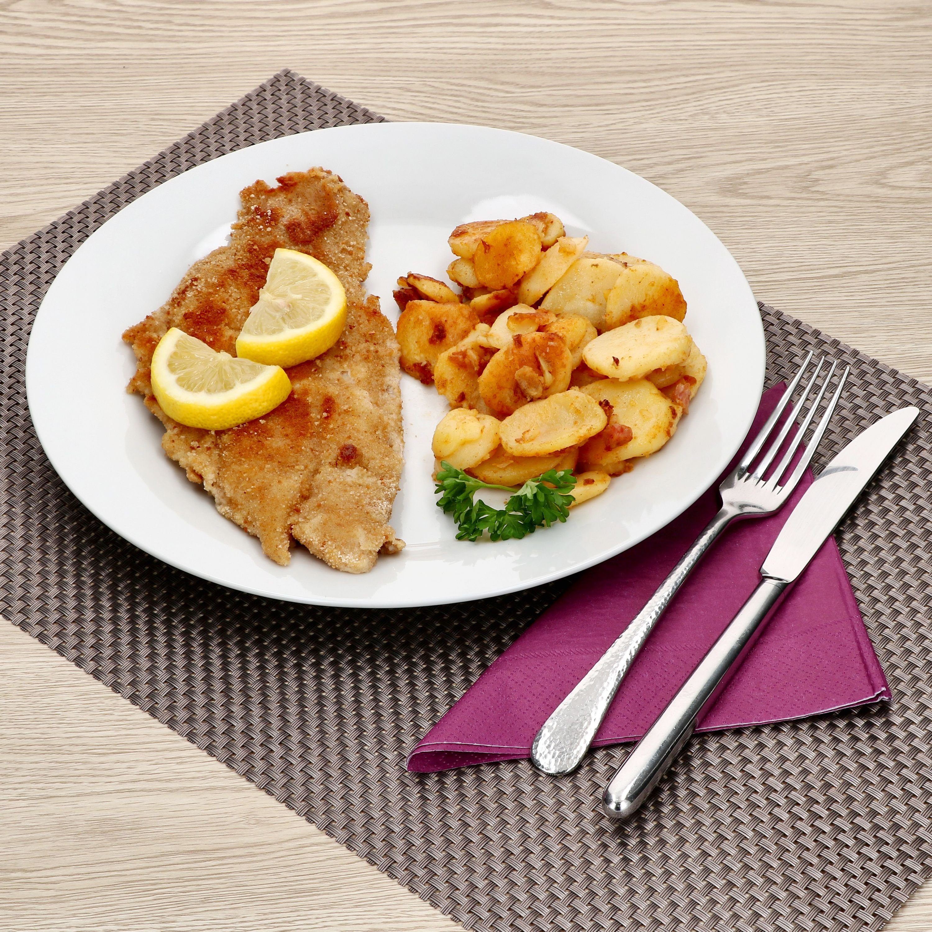 MamboCat Speiseteller 6x Tommy Speiseteller Ø26,7cm weiß Porzellan 6 Personen Essteller