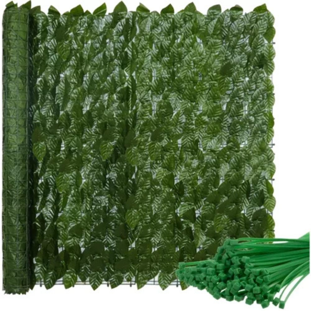 Kunsthecke Künstliche Hecke Paneele Efeu, Gardlov, Höhe 50 cm, verbreitet in Gärten, auf Terrassen, Balkonen
