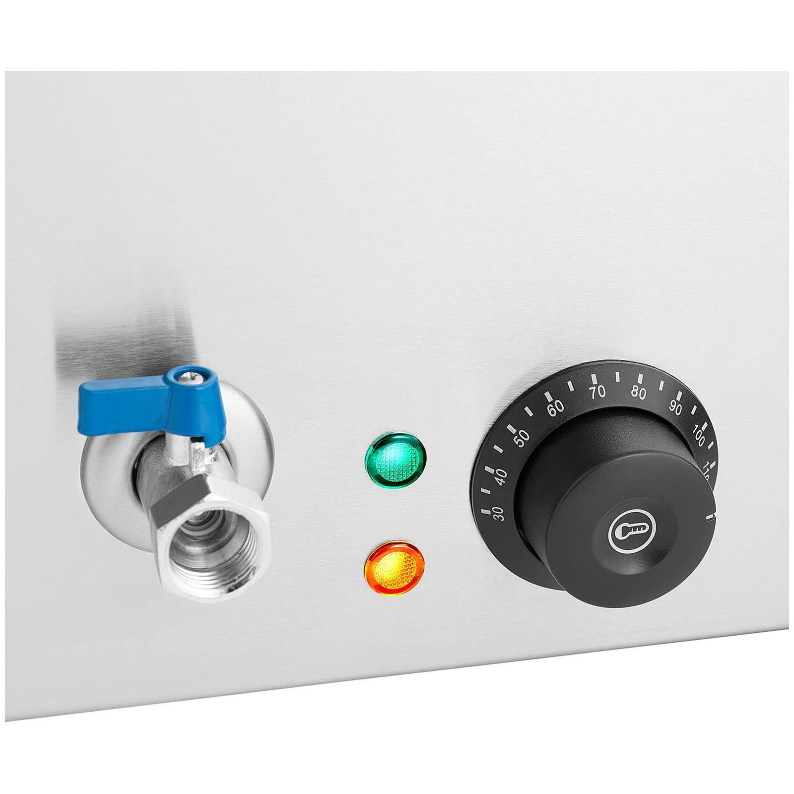 Royal Catering Spaghettitopf Nudelkocher mit 6 Körben Pastakocher Pasta-Station 30 - 110 °C, Edelstahl