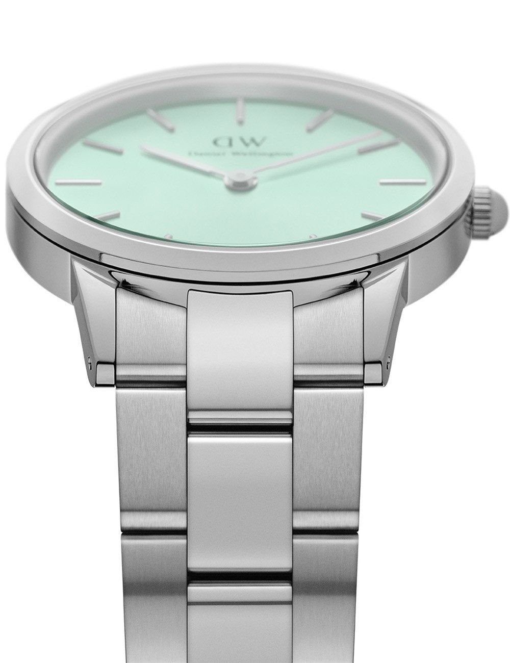 Daniel Wellington Quarzuhr Daniel Wellington DW00100537 Damenuhr Iconic Link Mint 28mm 3ATM Daniel Wellington DW00100537 Damenuhr Iconic Link Mint 28mm 3ATM