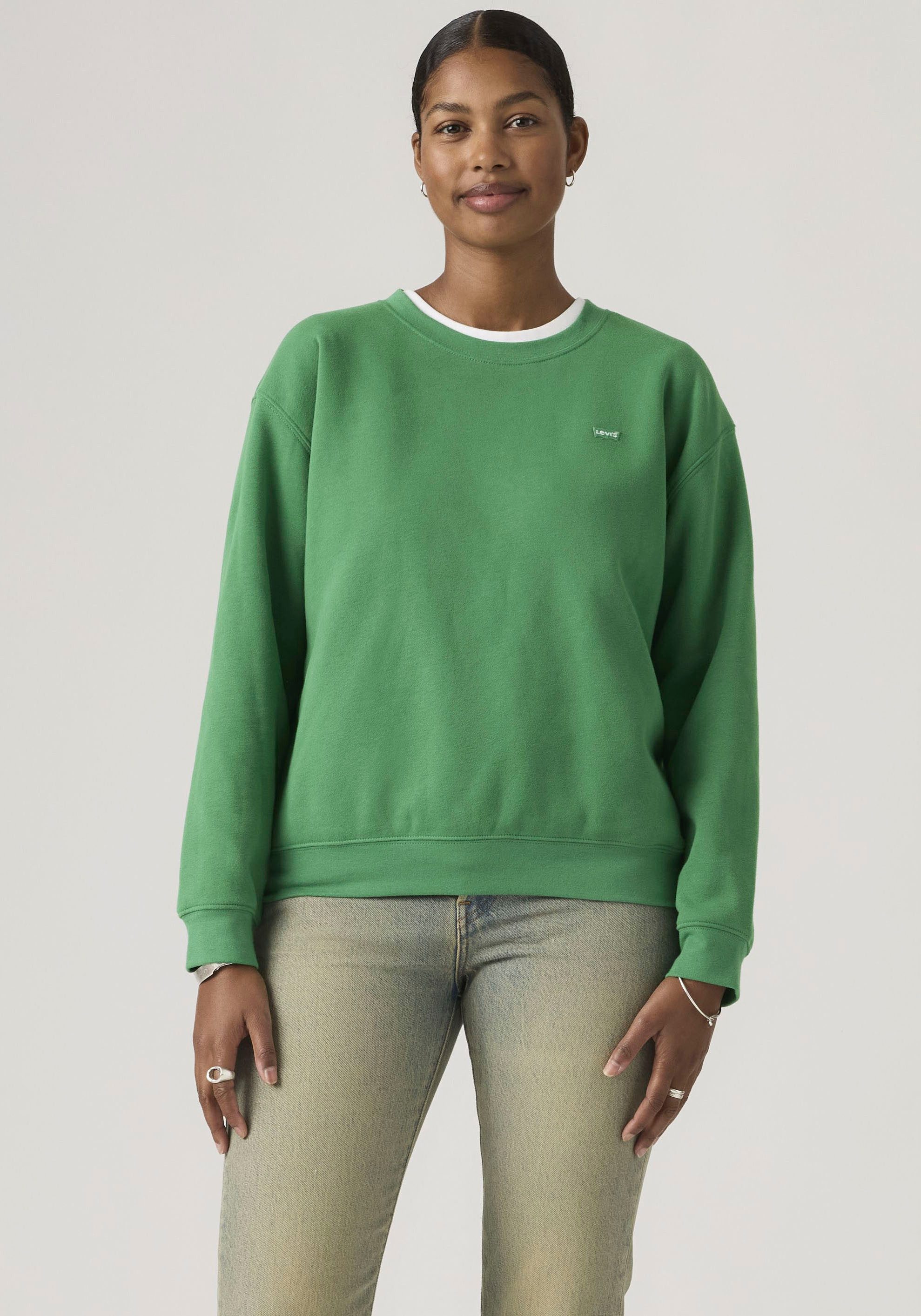 Levi's® Sweatshirt EVERYDAY CREW SWEATSHIRT mit kleinem Logo auf der Brust