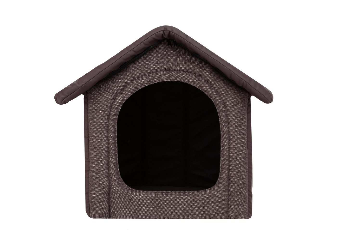 Thumbnail - Bjird Tierhaus Hundehütte Inari, Waschbar bei 30 Grad, krazfest, made in EU, mit herausnehmbarem Dach