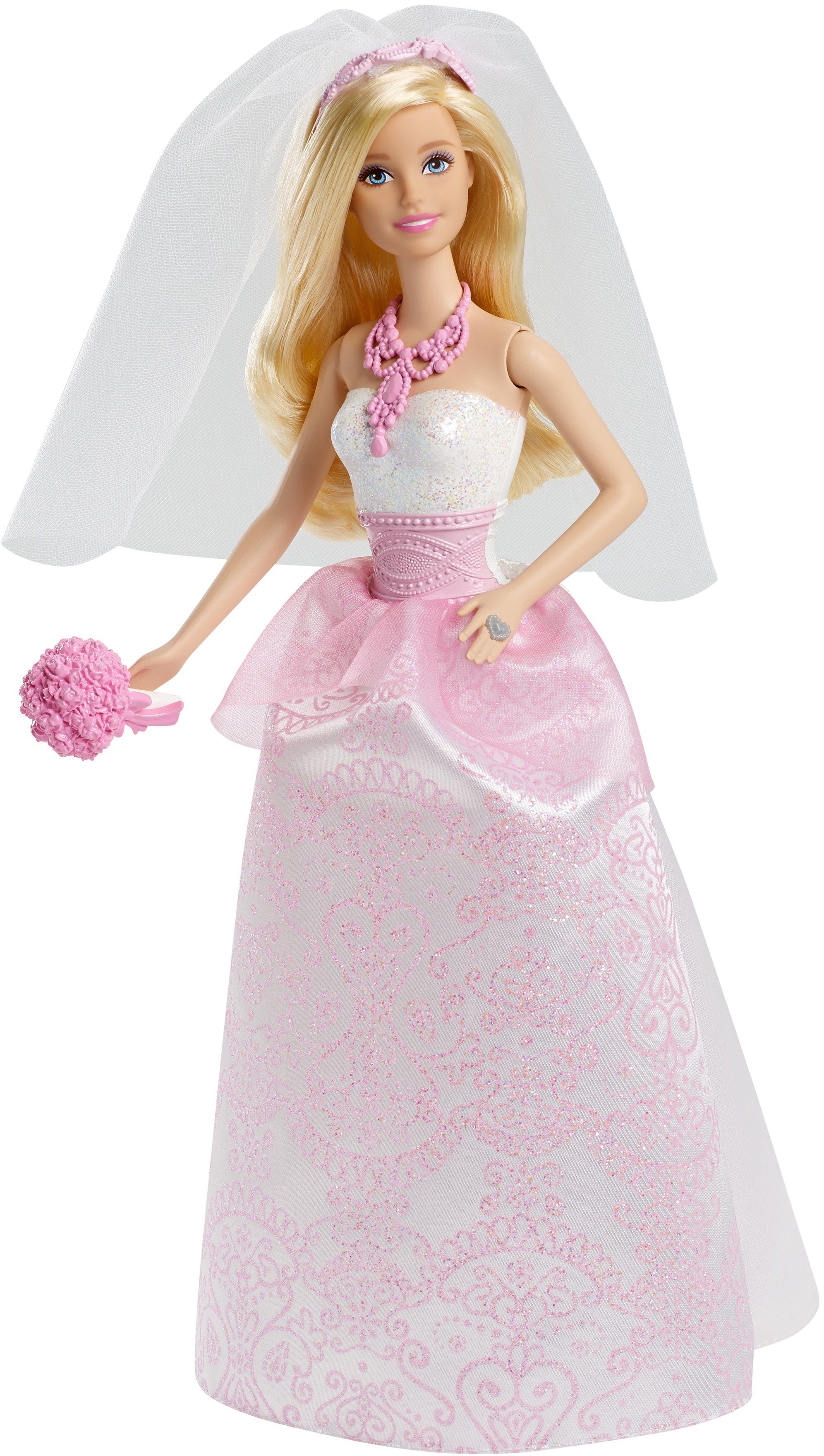 Image of Barbie Anziehpuppe »Braut, blond«