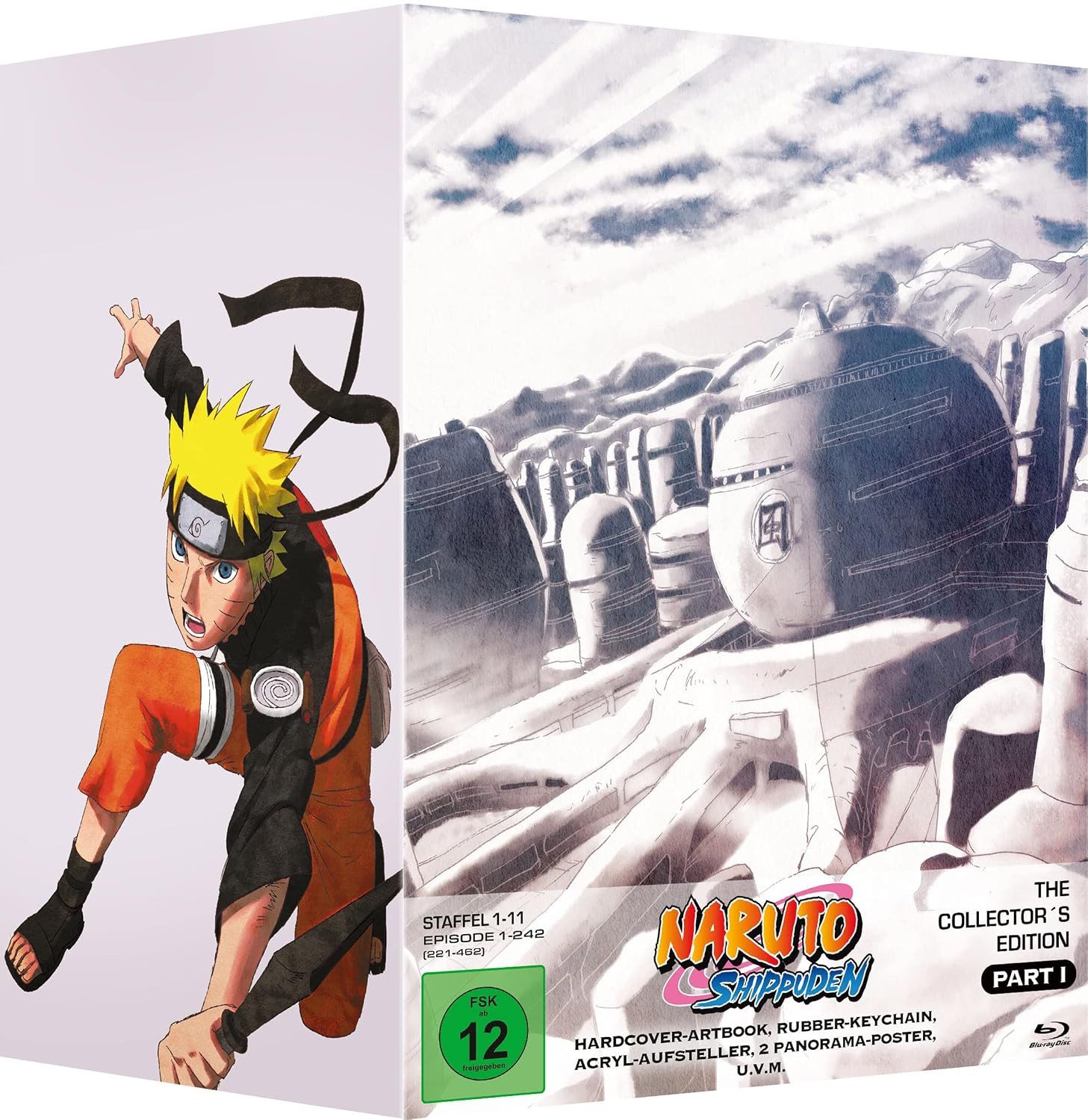 PLAION Blu-ray Naruto Shippuden - Collector's Edition - Part I, (10-St., Box-Set), Die ersten 11 Staffeln mit 242 Episoden