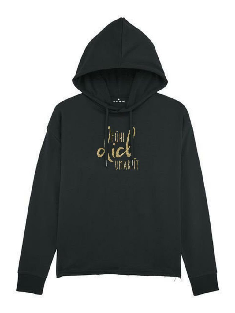 Sweatshirt Be Famous Women Boxy Hoodie günstig online kaufen